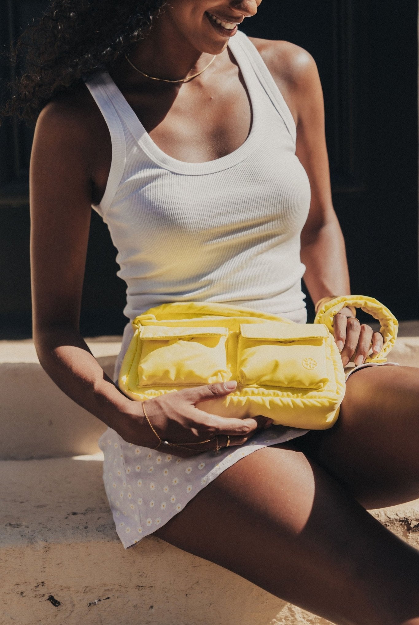 Kai Puffer Cargo Crossbody Bag - Bag - Renkon - Renkon - Limoncello Yellow -