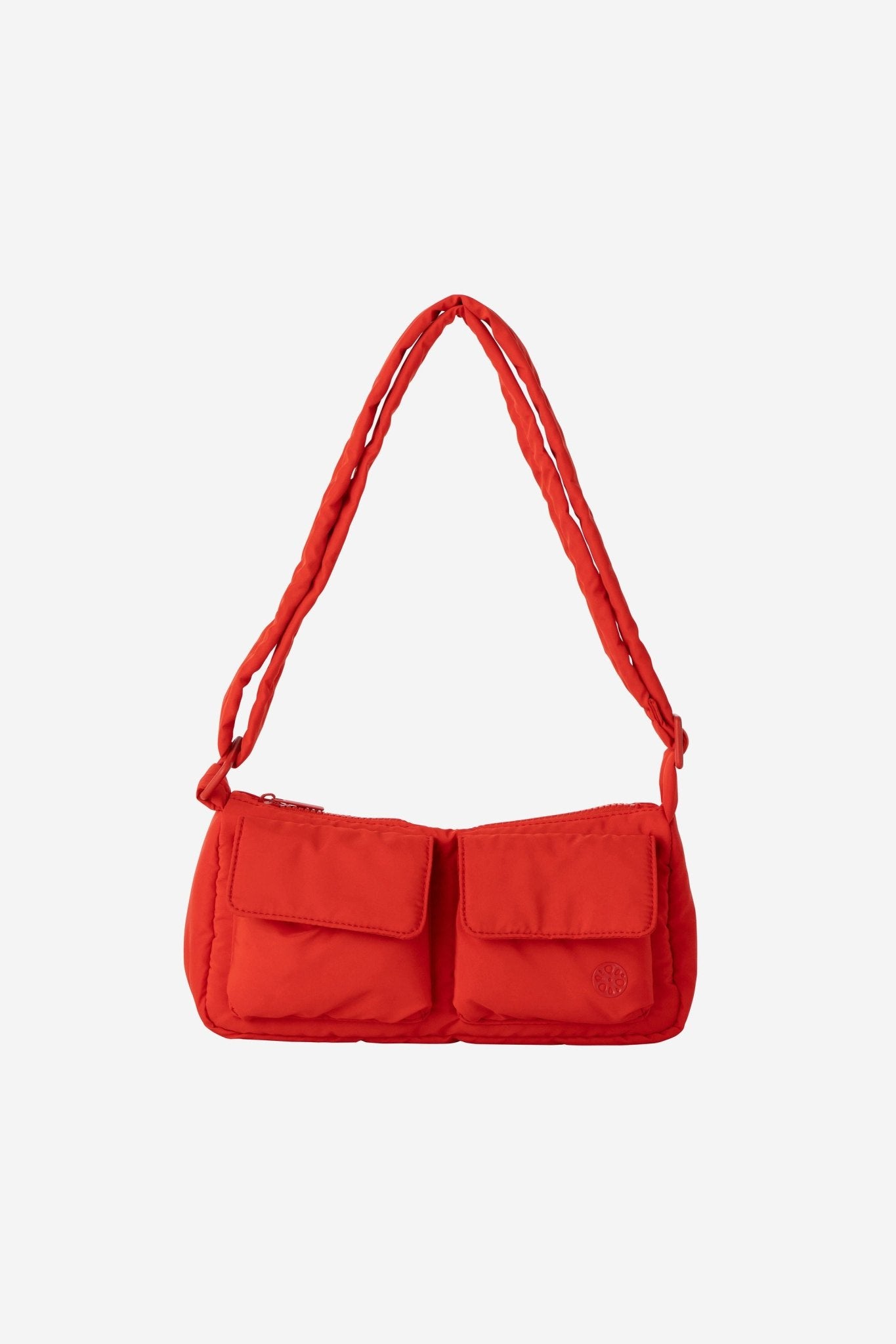 Kai Puffer Cargo Crossbody Bag - Bag - Renkon - Renkon - Scarlet Red - Front