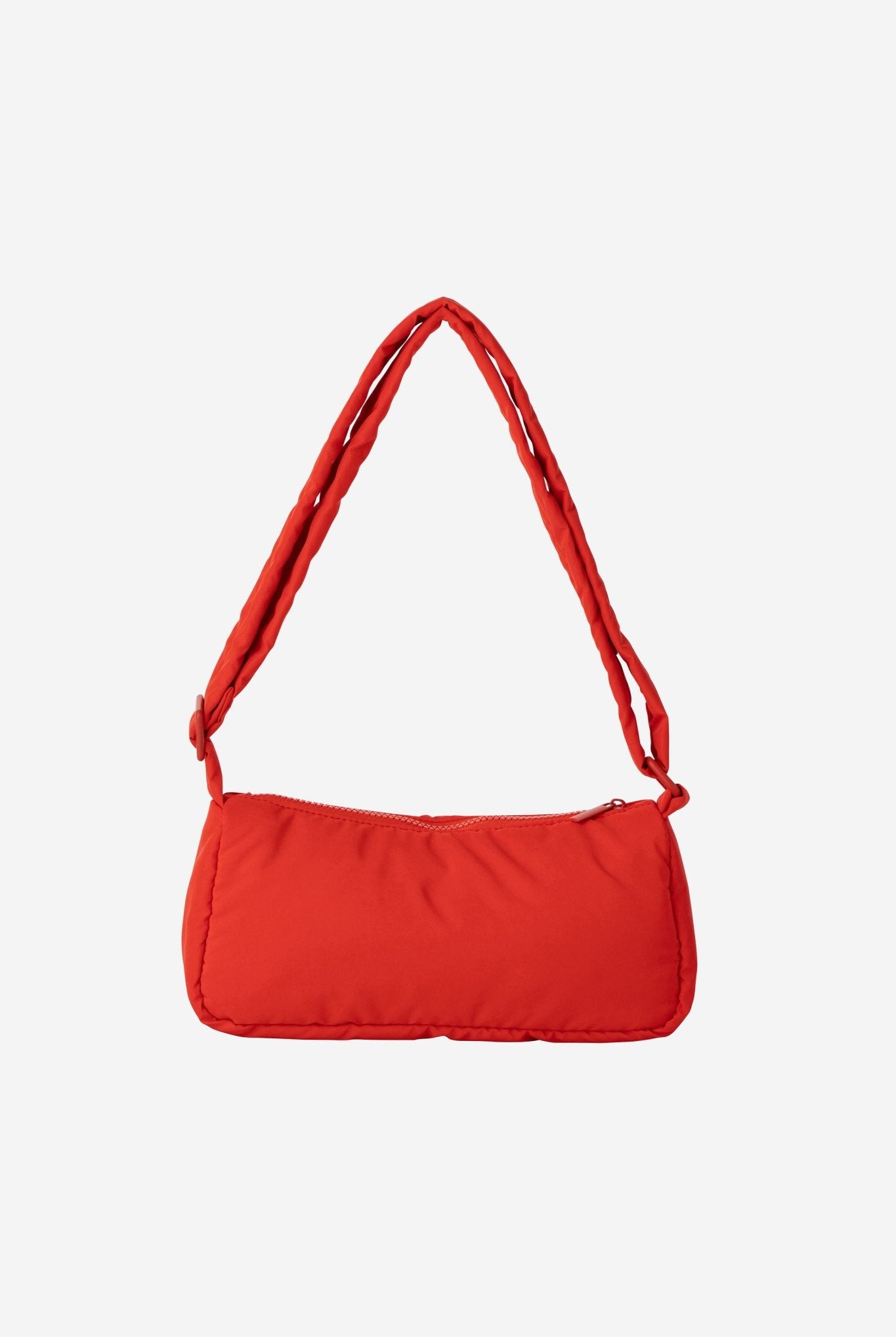Kai Puffer Cargo Crossbody Bag - Bag - Renkon - Renkon - Scarlet Red - Back
