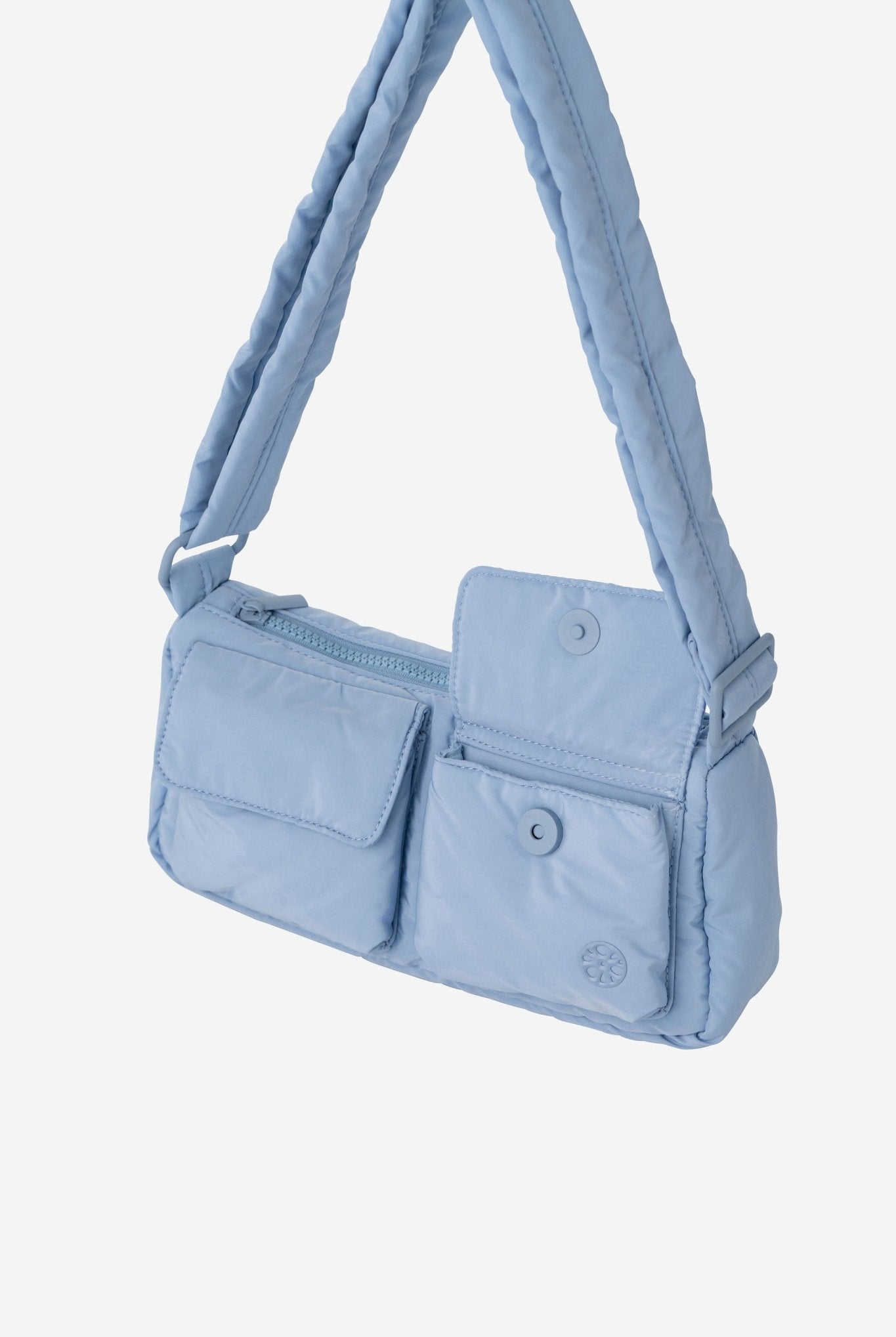 Kai Puffer Cargo Crossbody Bag - Bag - Renkon - Renkon - Sky Blue - Side