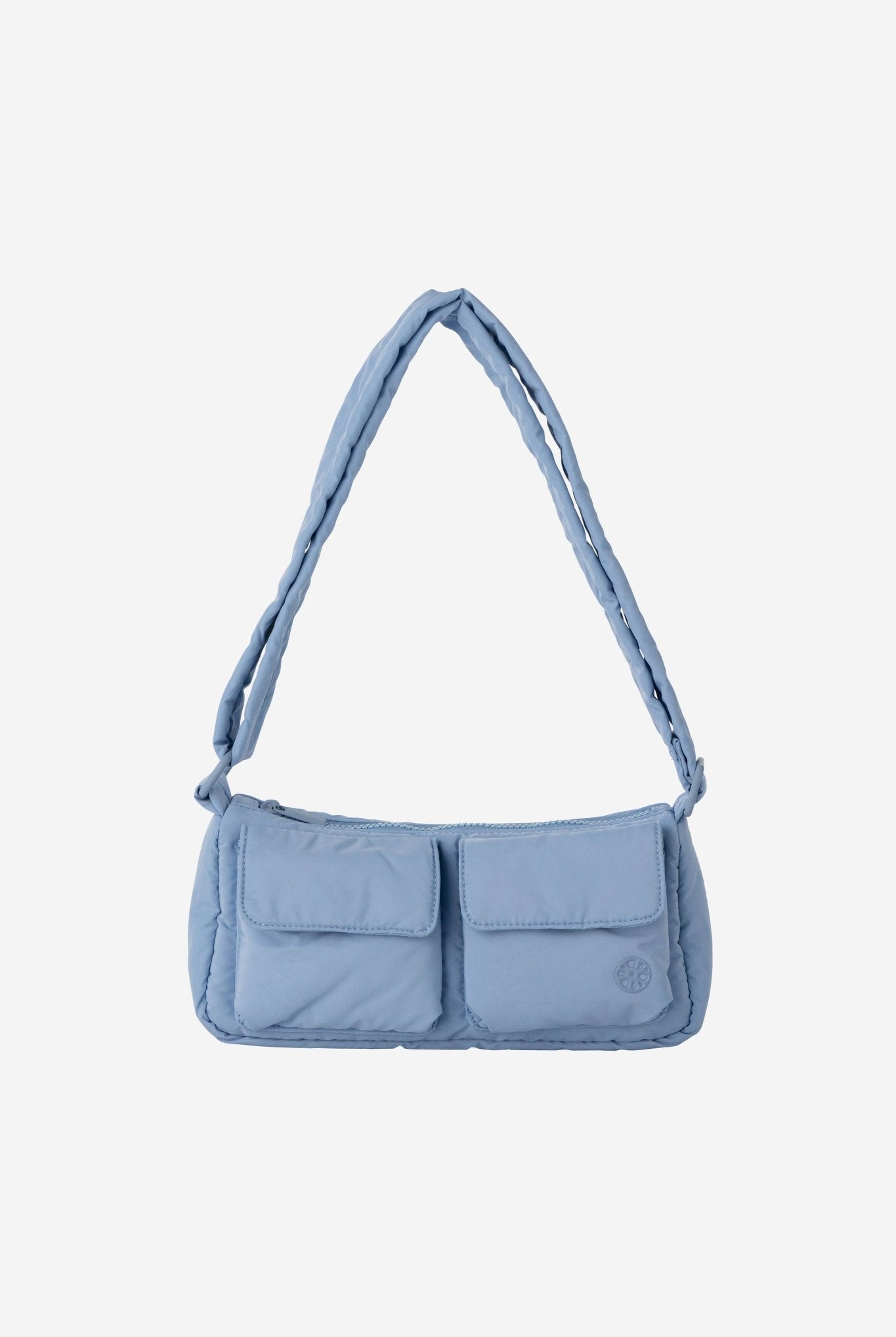 Kai Puffer Cargo Crossbody Bag - Bag - Renkon - Renkon - Sky Blue - Front