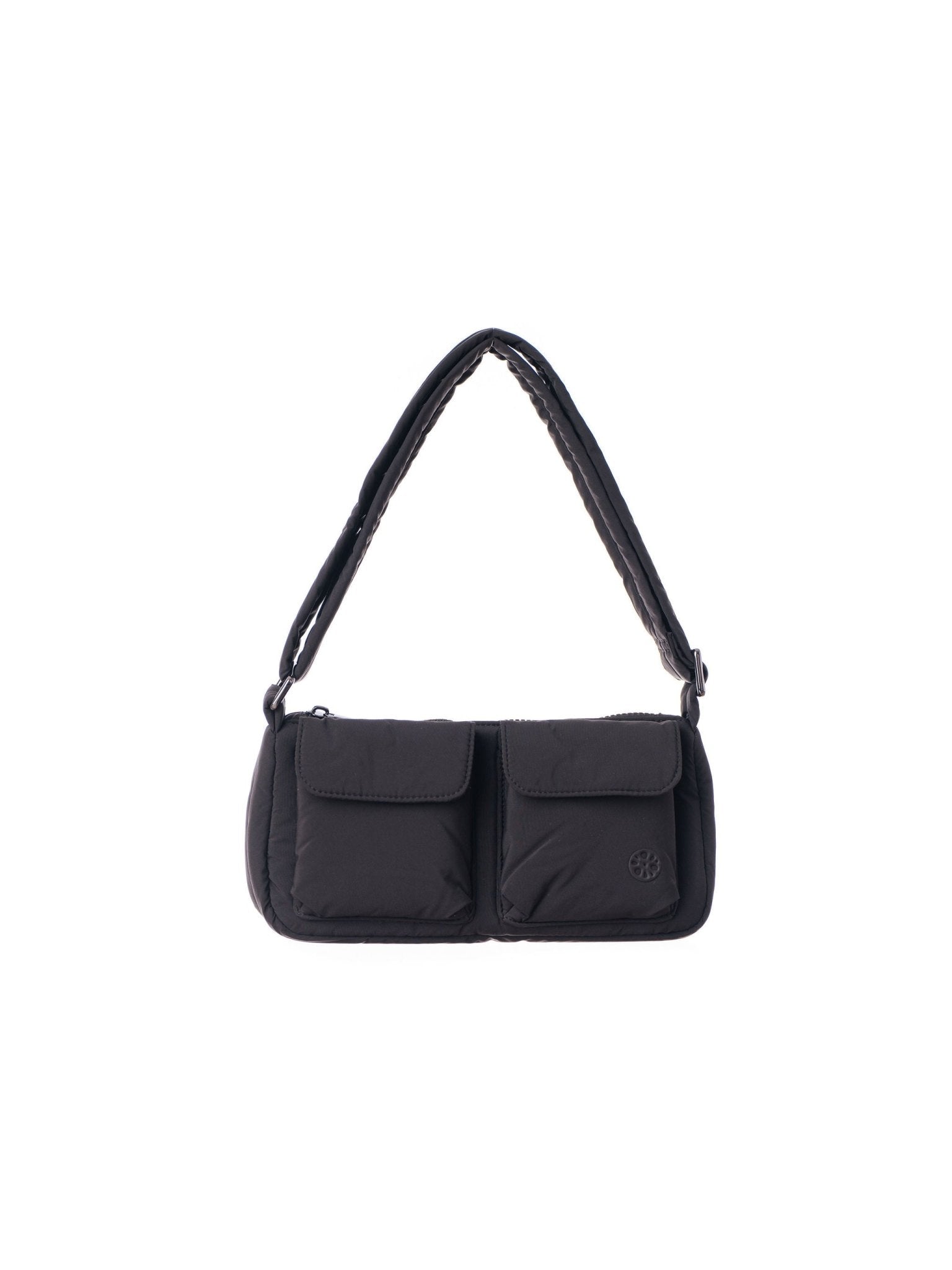 Kai Puffer Cargo Crossbody Bag – Midnight Black (Shorter Strap Fit) - Bag - Renkon - Renkon -