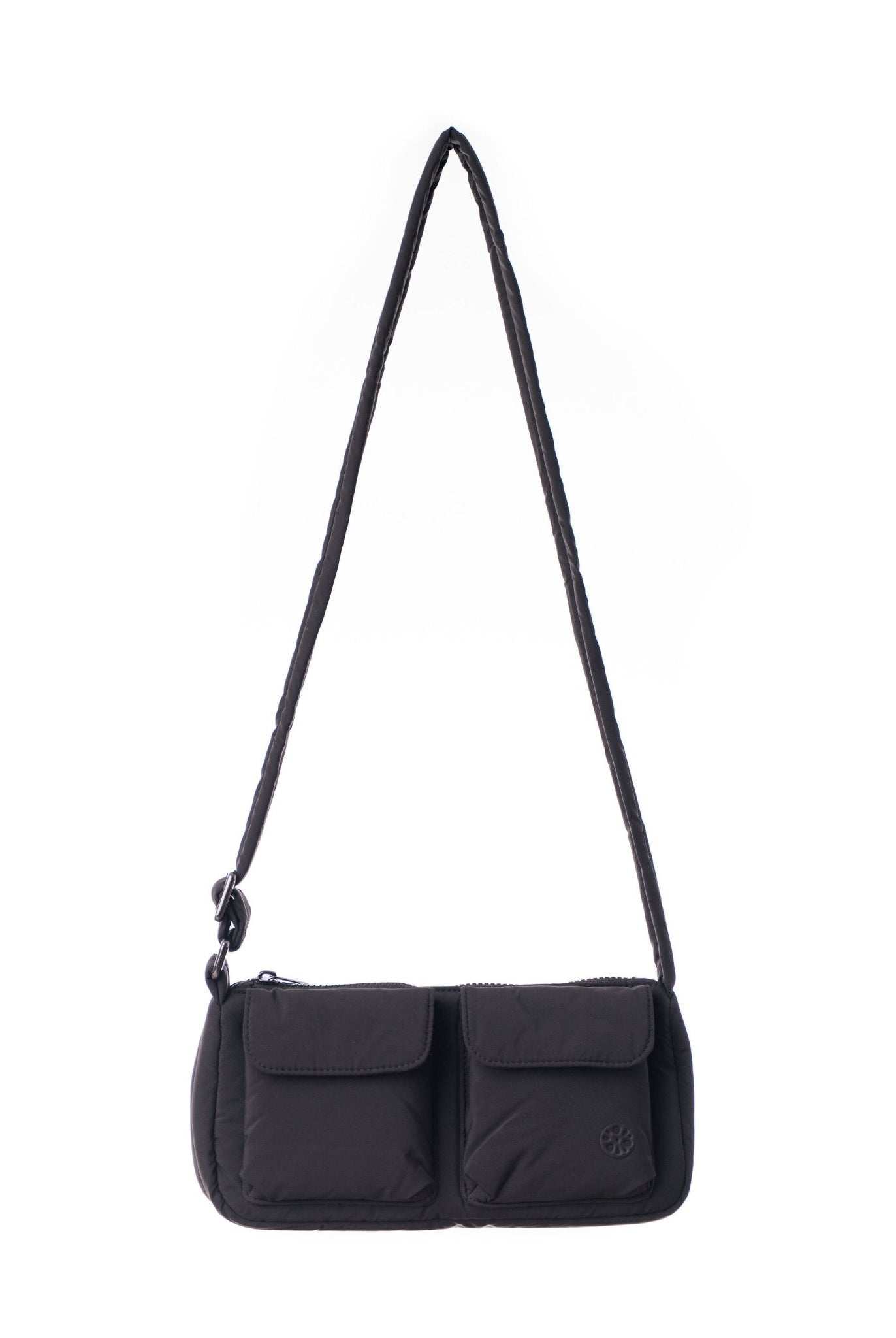 Kai Puffer Cargo Crossbody Bag – Midnight Black (Shorter Strap Fit) - Bag - Renkon - Renkon -