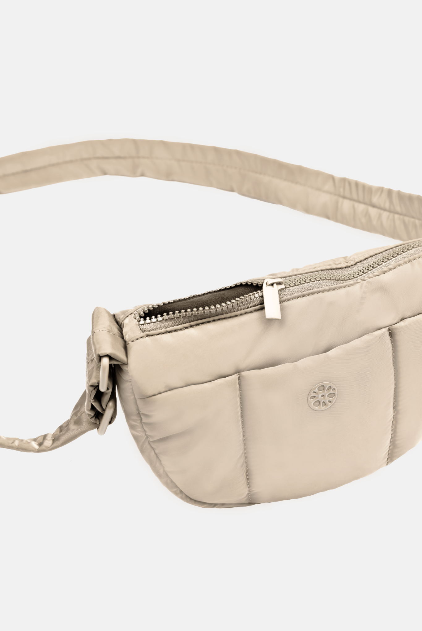 Kumo Puffer Crossbody Bag - Bag - Renkon - Renkon - Enoki Beige -
