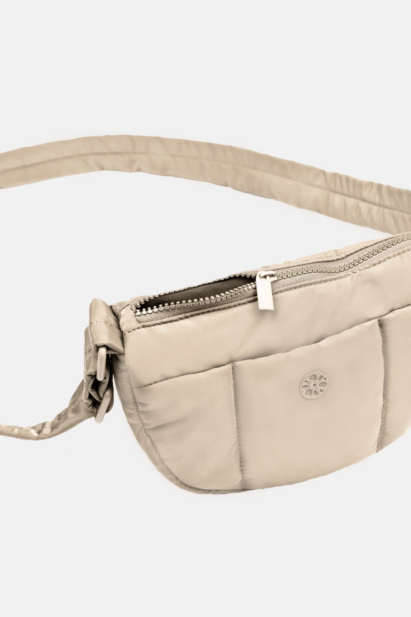 Kumo Puffer Crossbody Bag - Bag - Renkon - Renkon - Enoki Beige -