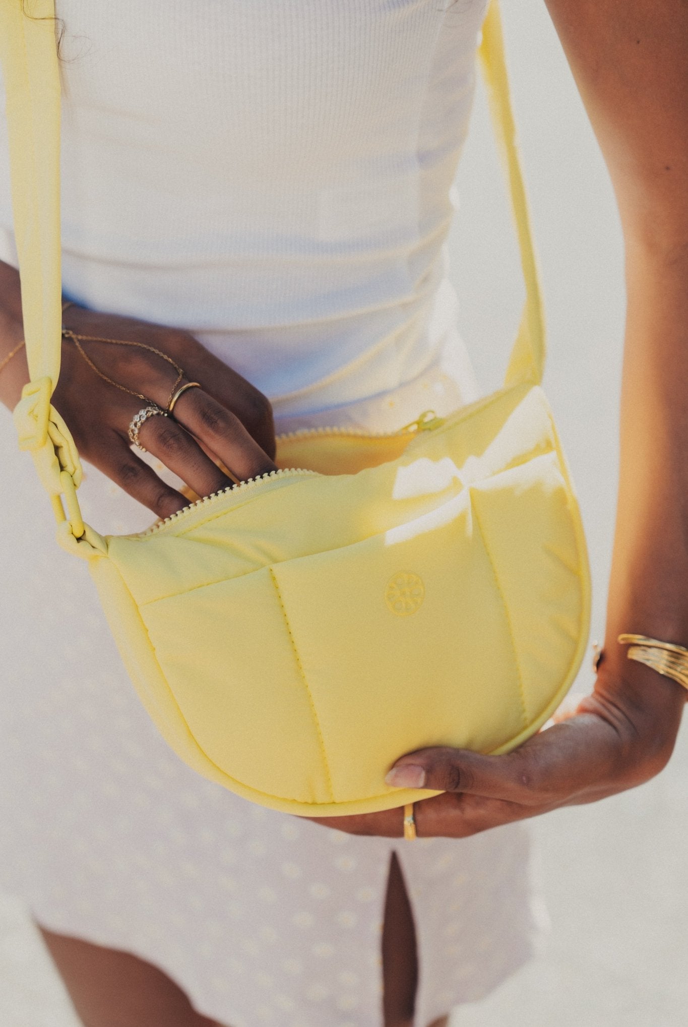 Kumo Puffer Crossbody Bag - Bag - Renkon - Renkon - Limoncello Yellow -