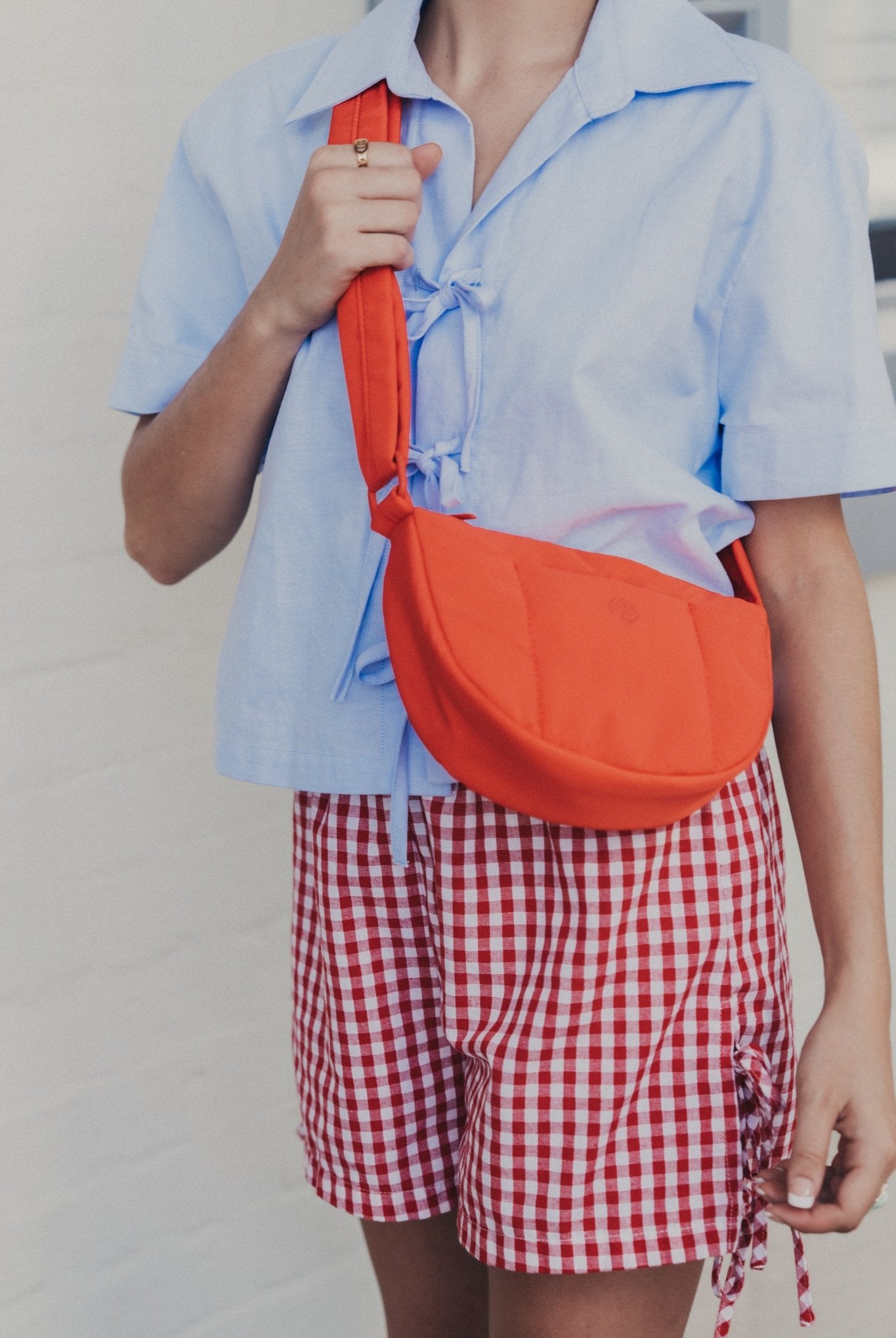 Kumo Puffer Crossbody Bag - Bag - Renkon - Renkon - Scarlet Red -