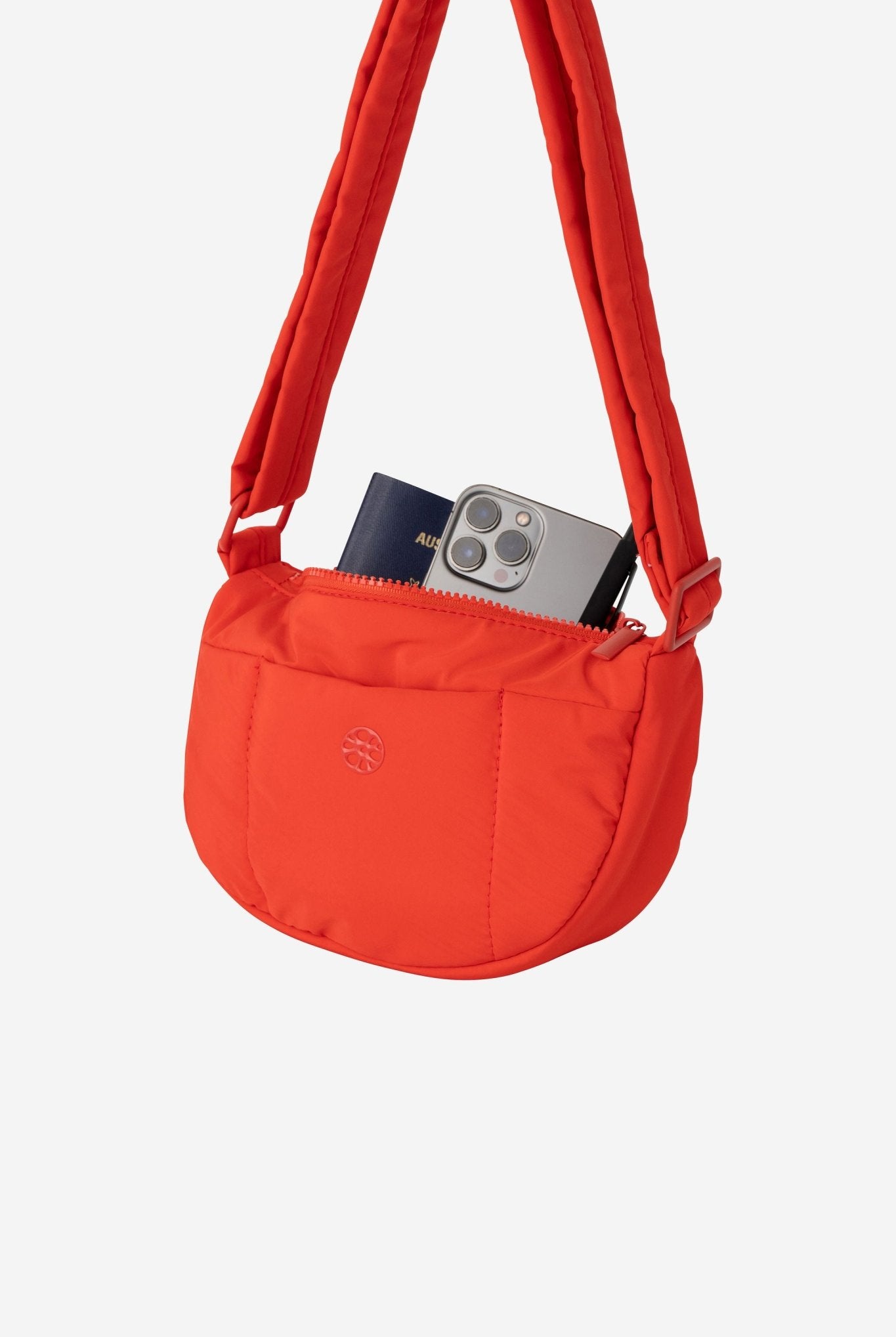 Kumo Puffer Crossbody Bag - Bag - Renkon - Renkon - Scarlet Red -