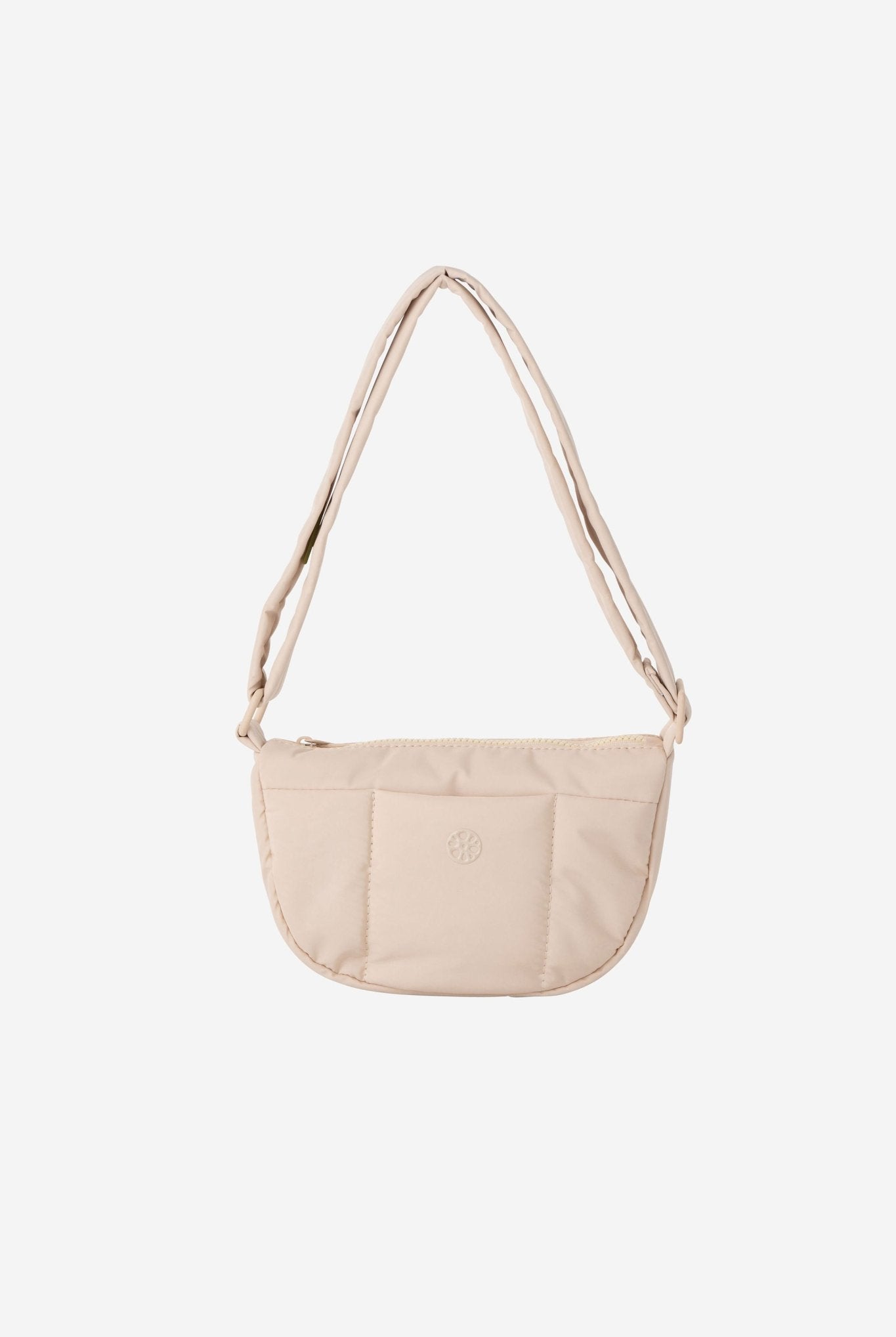 Kumo Puffer Crossbody Bag + Card Wallet Bundle - Renkon - Renkon - Enoki Beige