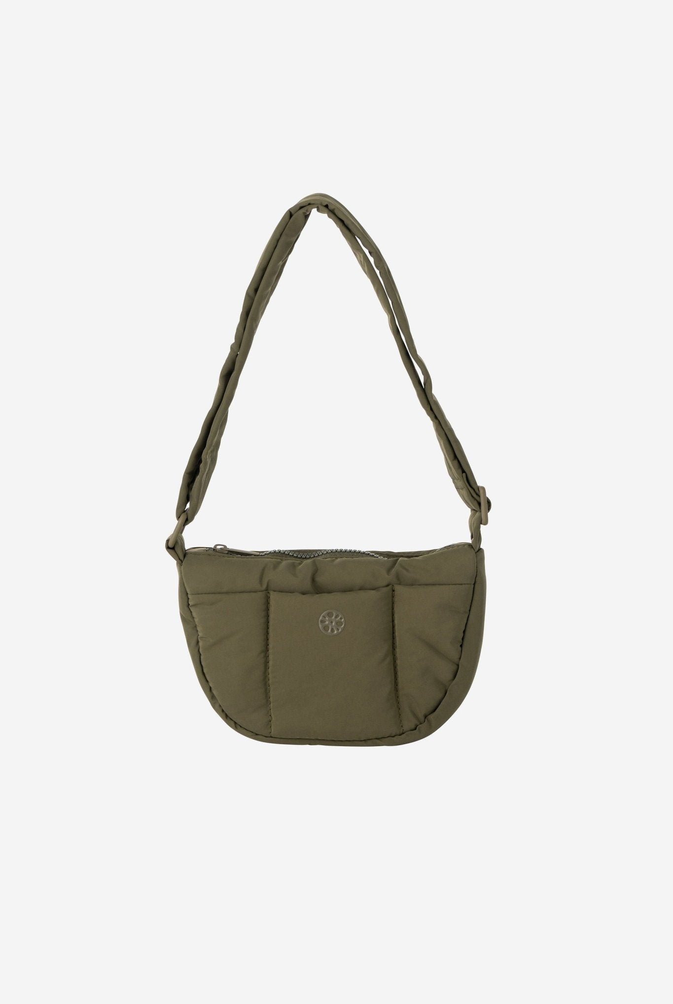 Kumo Puffer Crossbody Bag + Card Wallet Bundle - Renkon - Renkon - Olive Green