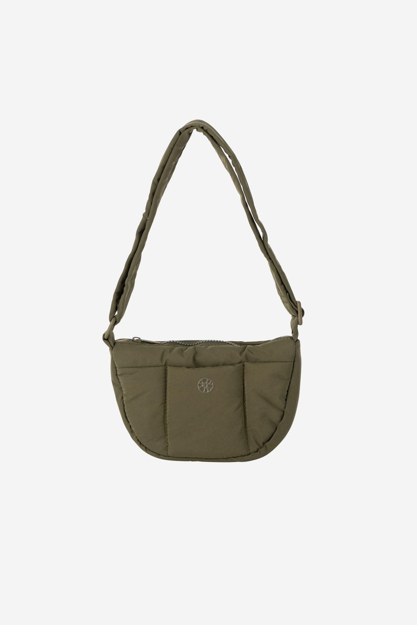 Kumo Puffer Crossbody Bag + Card Wallet Bundle - Renkon - Renkon - Olive Green