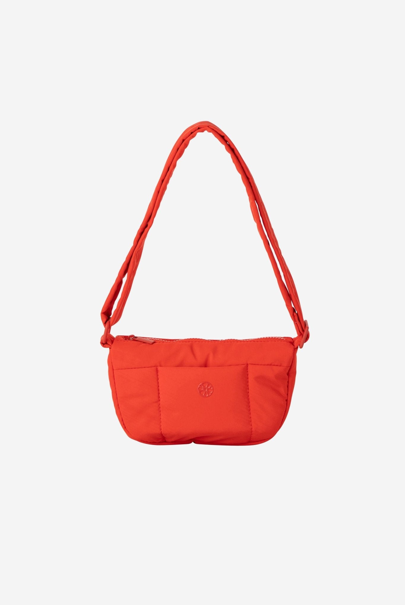 Kumo Puffer Crossbody Bag + Card Wallet Bundle - Renkon - Renkon - Scarlet Ret