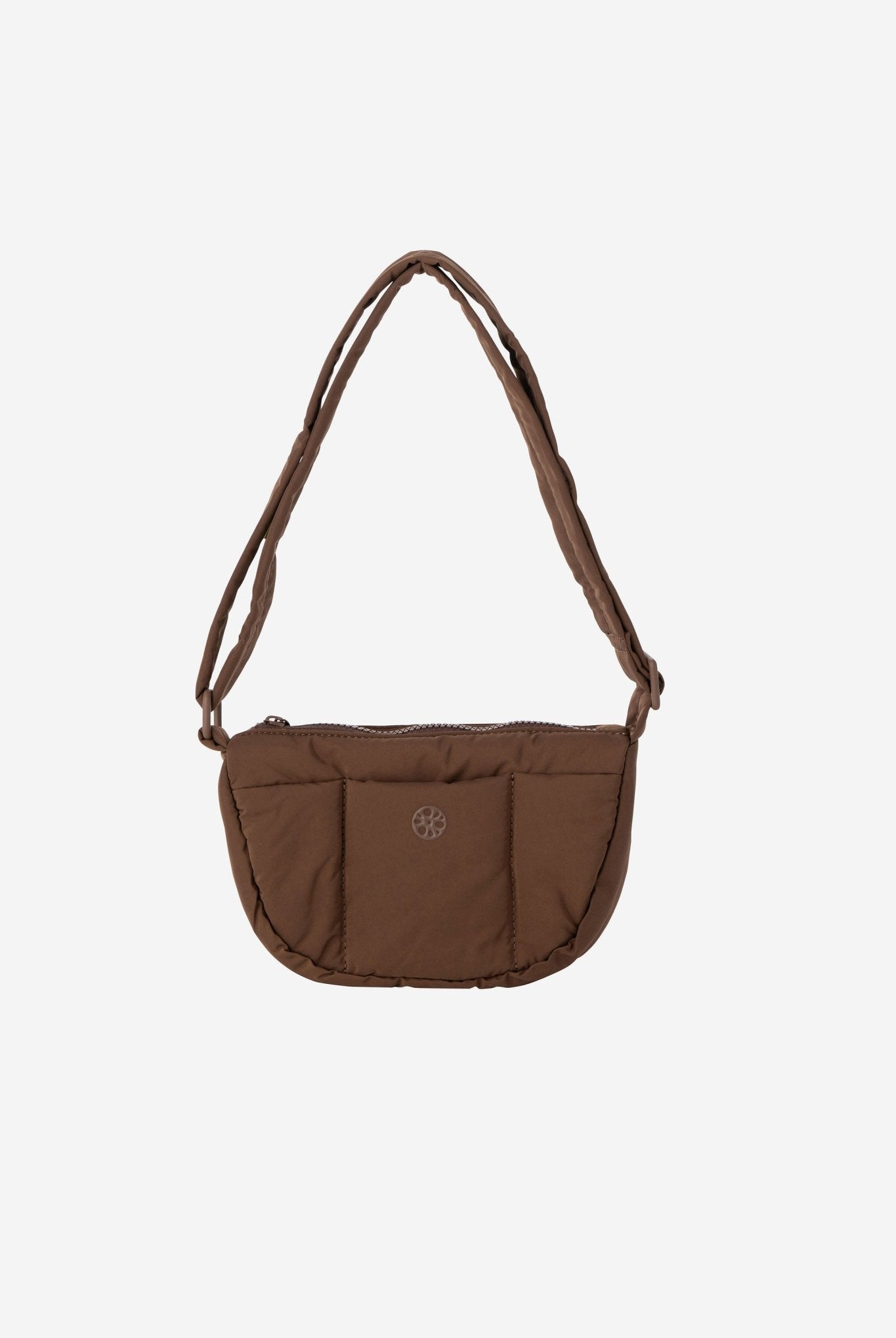 Kumo Puffer Crossbody Bag + Card Wallet Bundle - Renkon - Renkon - Cocoa Brown