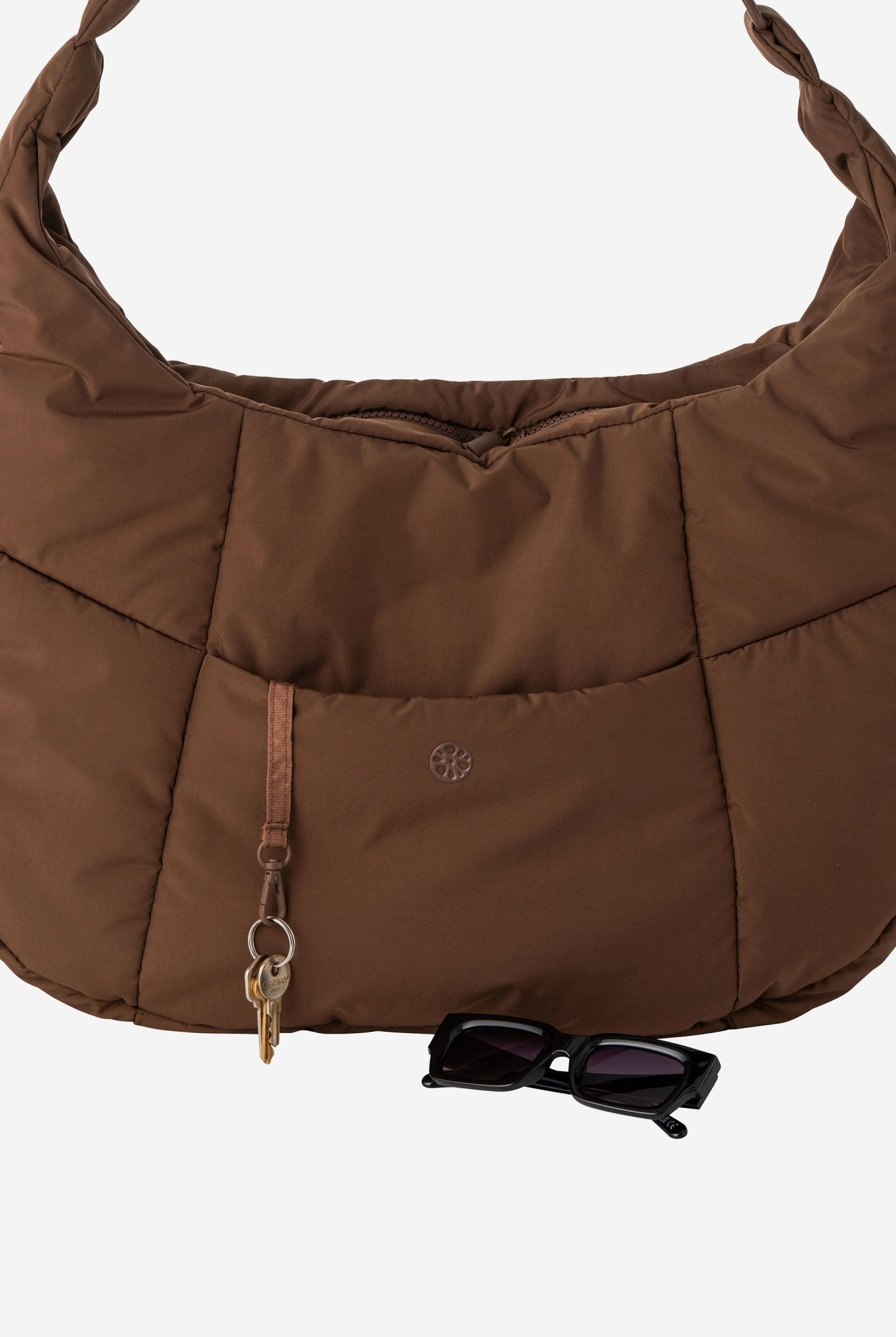 Otto Oversized Puffer Sling Bag - Bag - Renkon - Renkon - Cocoa Brown -