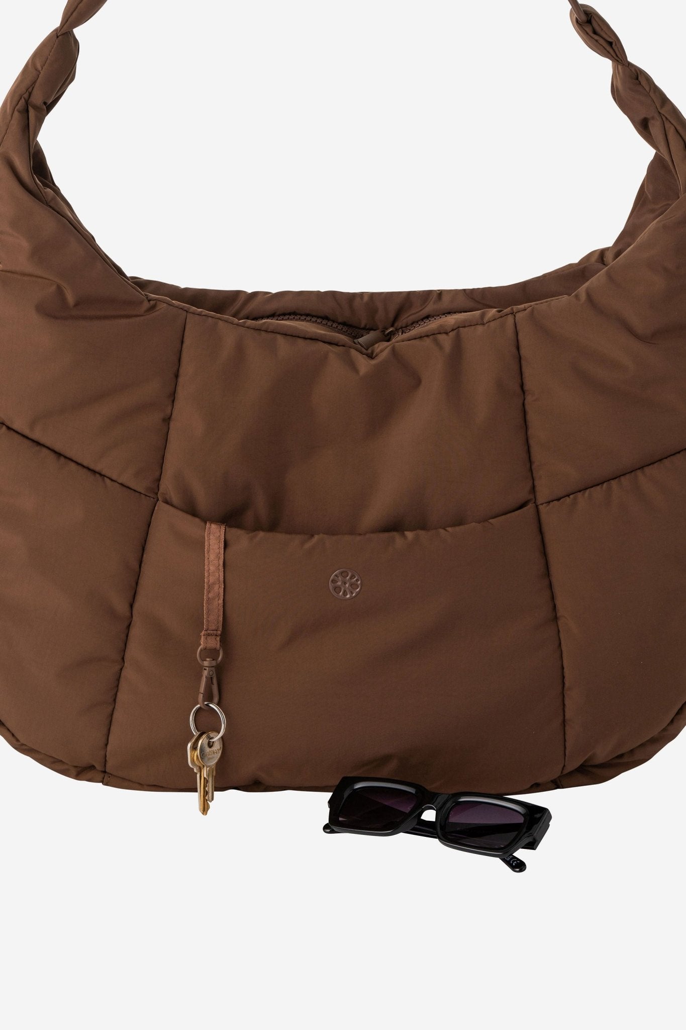 Otto Oversized Puffer Sling Bag - Bag - Renkon - Renkon - Cocoa Brown -