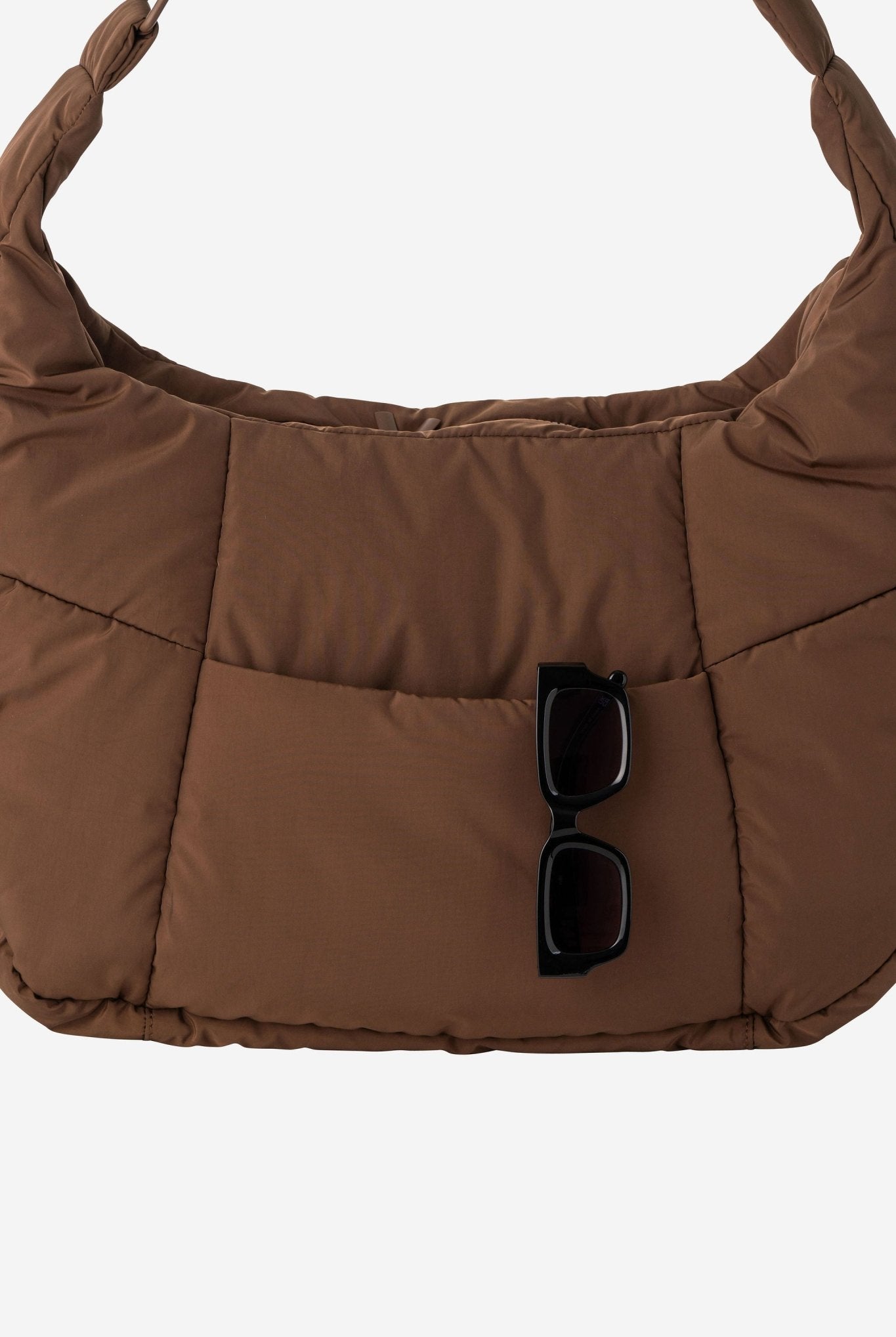 Otto Oversized Puffer Sling Bag - Bag - Renkon - Renkon - Cocoa Brown -
