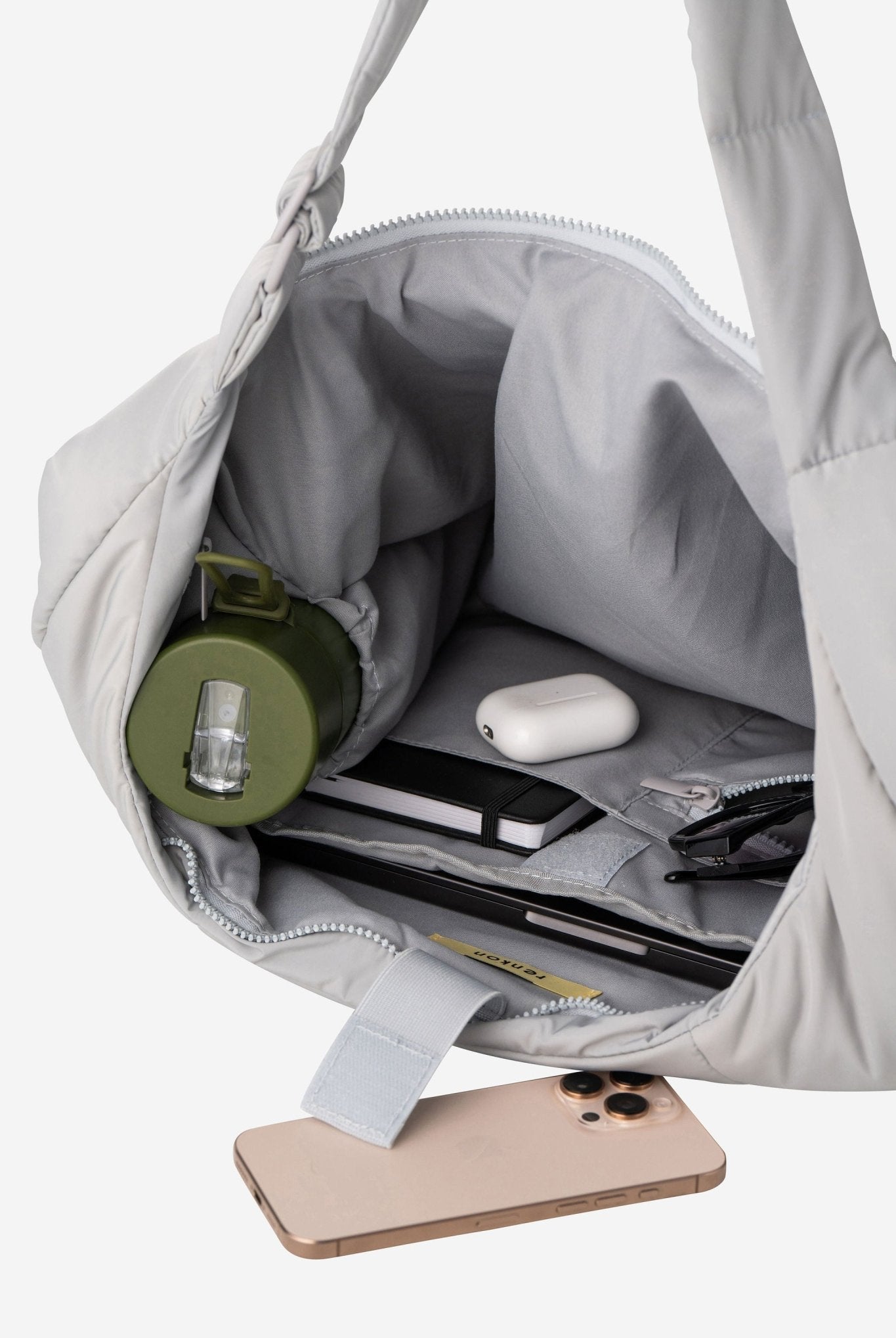 Otto Oversized Puffer Sling Bag - Bag - Renkon - Renkon - Frost Grey -