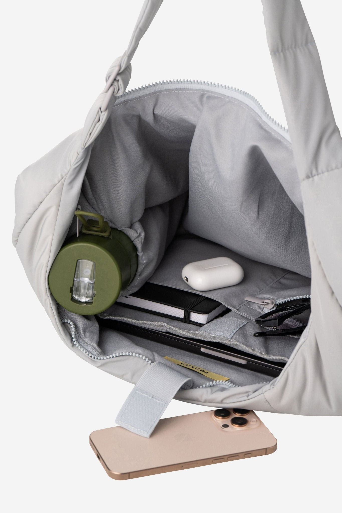 Otto Oversized Puffer Sling Bag - Bag - Renkon - Renkon - Frost Grey -