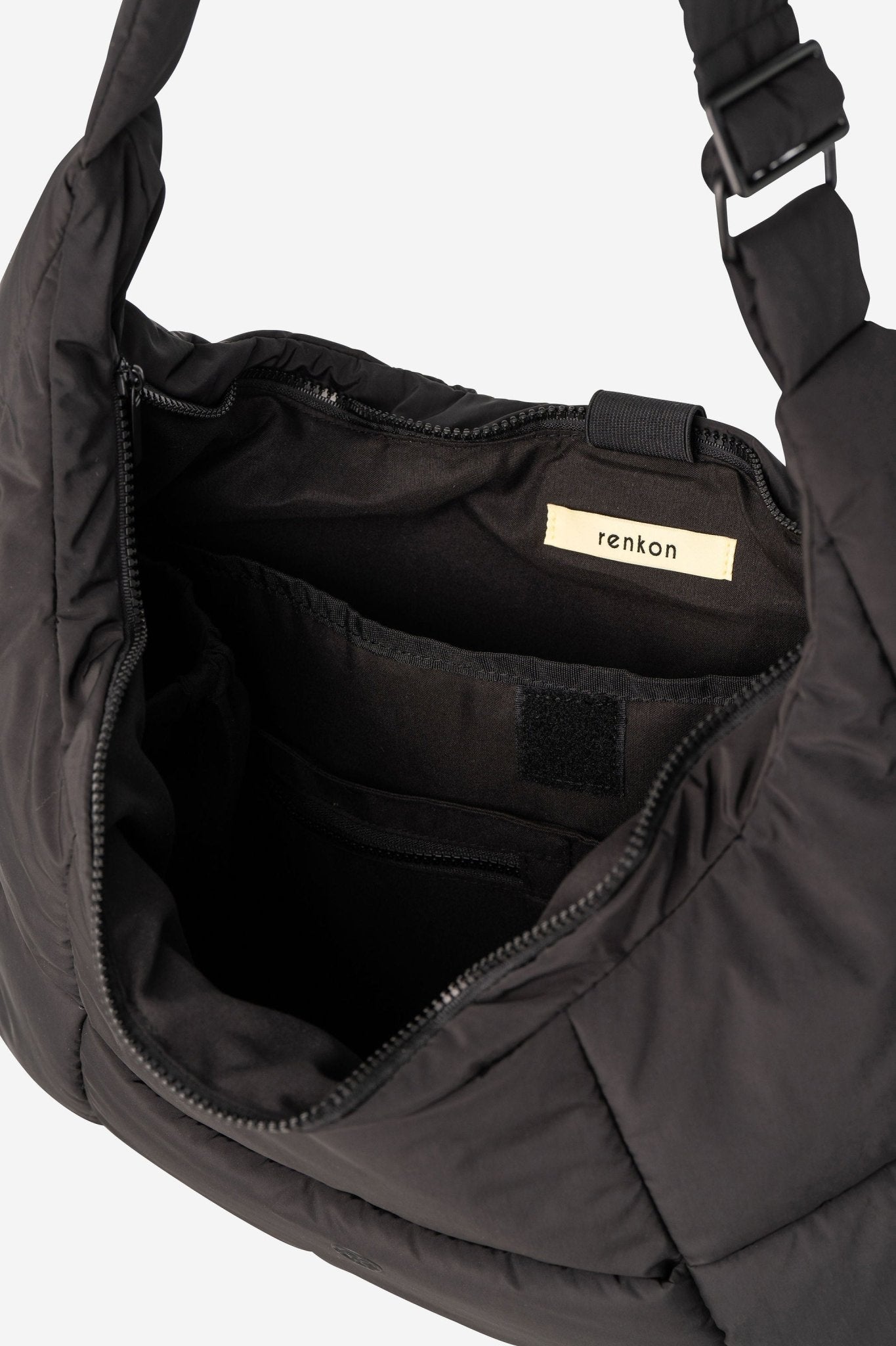 Otto Oversized Puffer Sling Bag - Bag - Renkon - Renkon - Midnight Black -
