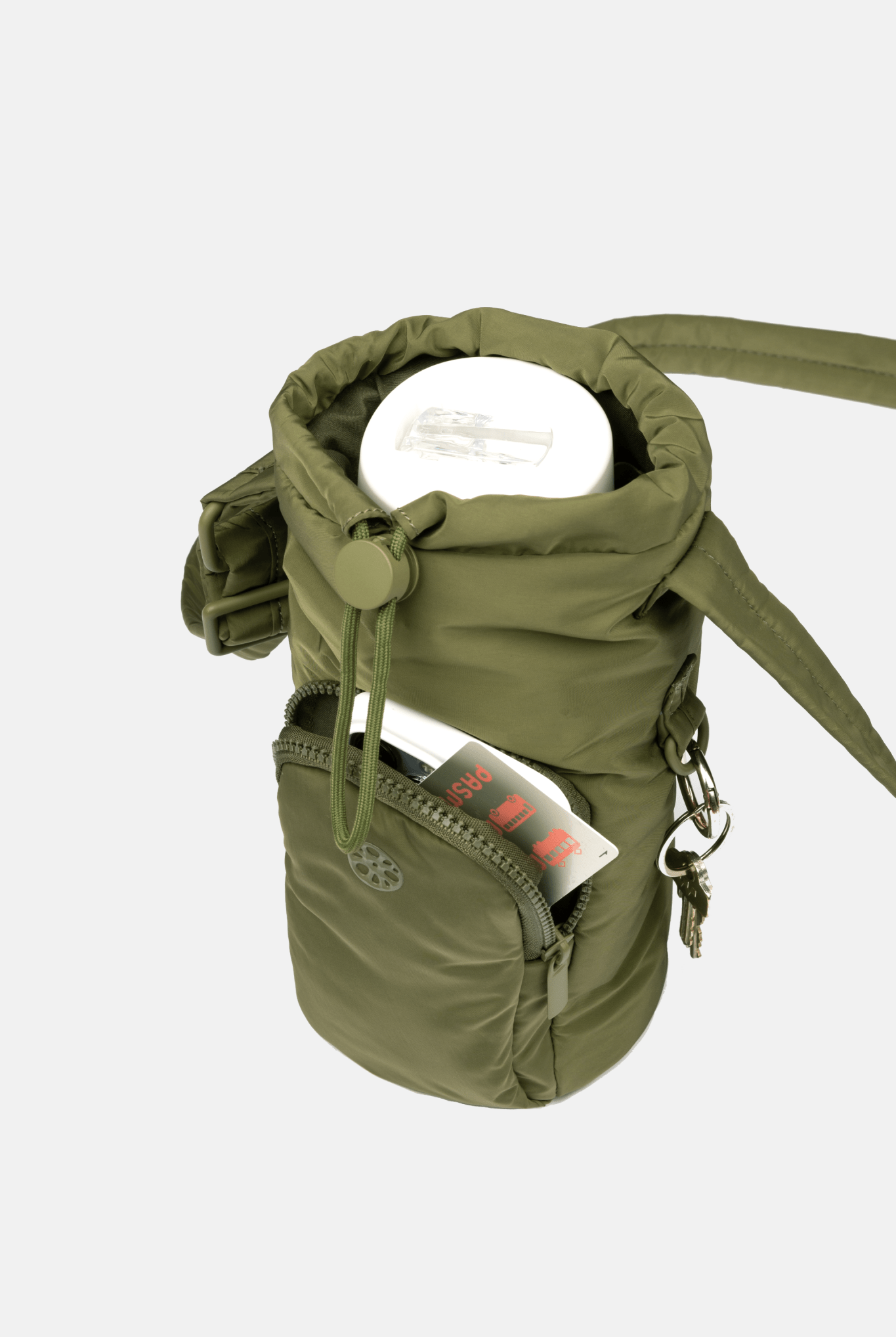 Perfectly Imperfect - Beau Puffer Bottle Bag - Bag - Renkon - Renkon - Olive Green -