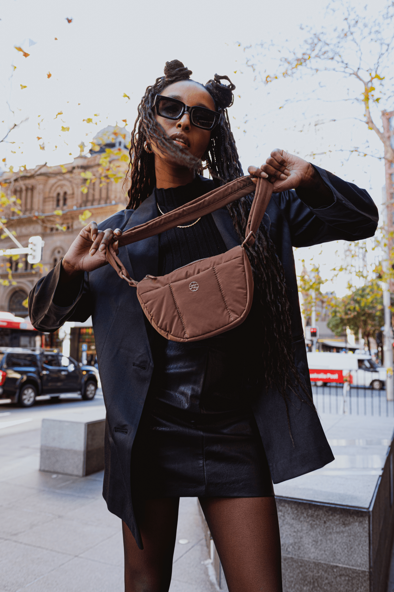 Perfectly Imperfect - Kumo Puffer Crossbody Bag - Bag - Renkon - Renkon - Cocoa Brown -