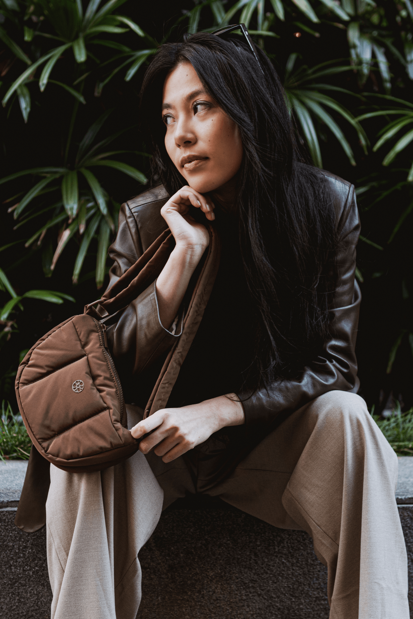 Perfectly Imperfect - Kumo Puffer Crossbody Bag - Bag - Renkon - Renkon - Cocoa Brown -