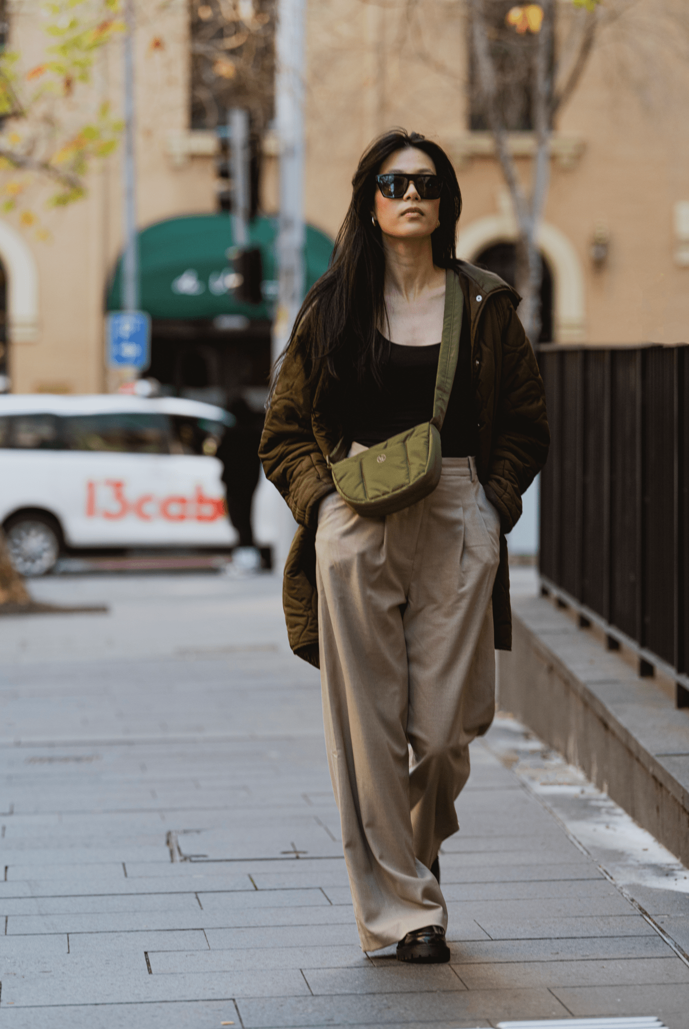 Perfectly Imperfect - Kumo Puffer Crossbody Bag - Bag - Renkon - Renkon - Olive Green -
