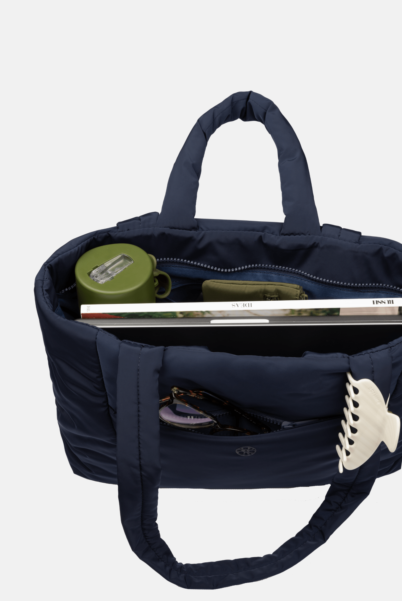 Perfectly Imperfect - Tobi Puffer Tote Bag - Bag - Renkon - Renkon - Navy Blue -