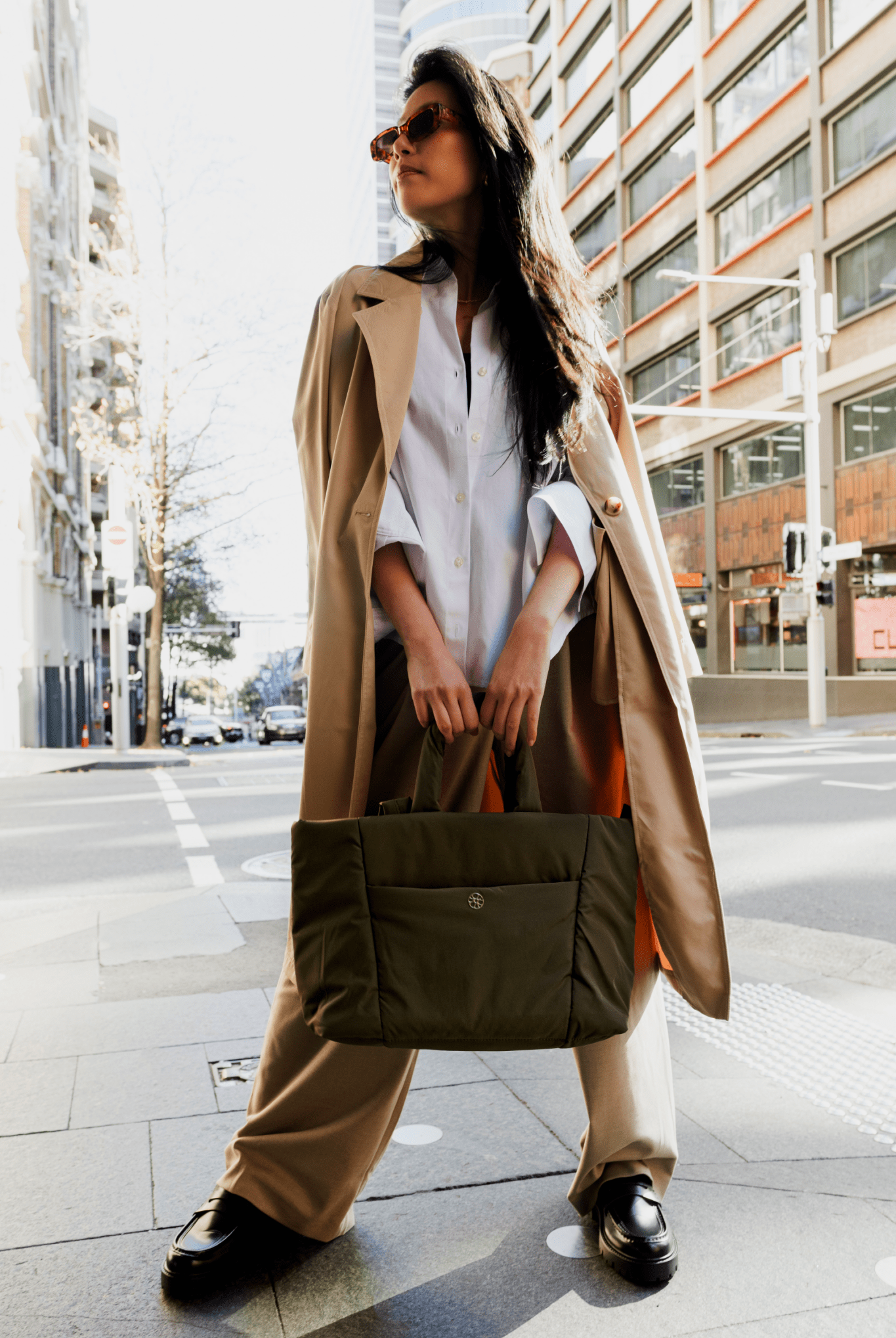 Perfectly Imperfect - Tobi Puffer Tote Bag - Bag - Renkon - Renkon - Olive Green -