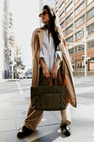 Perfectly Imperfect - Tobi Puffer Tote Bag - Bag - Renkon - Renkon - Olive Green -