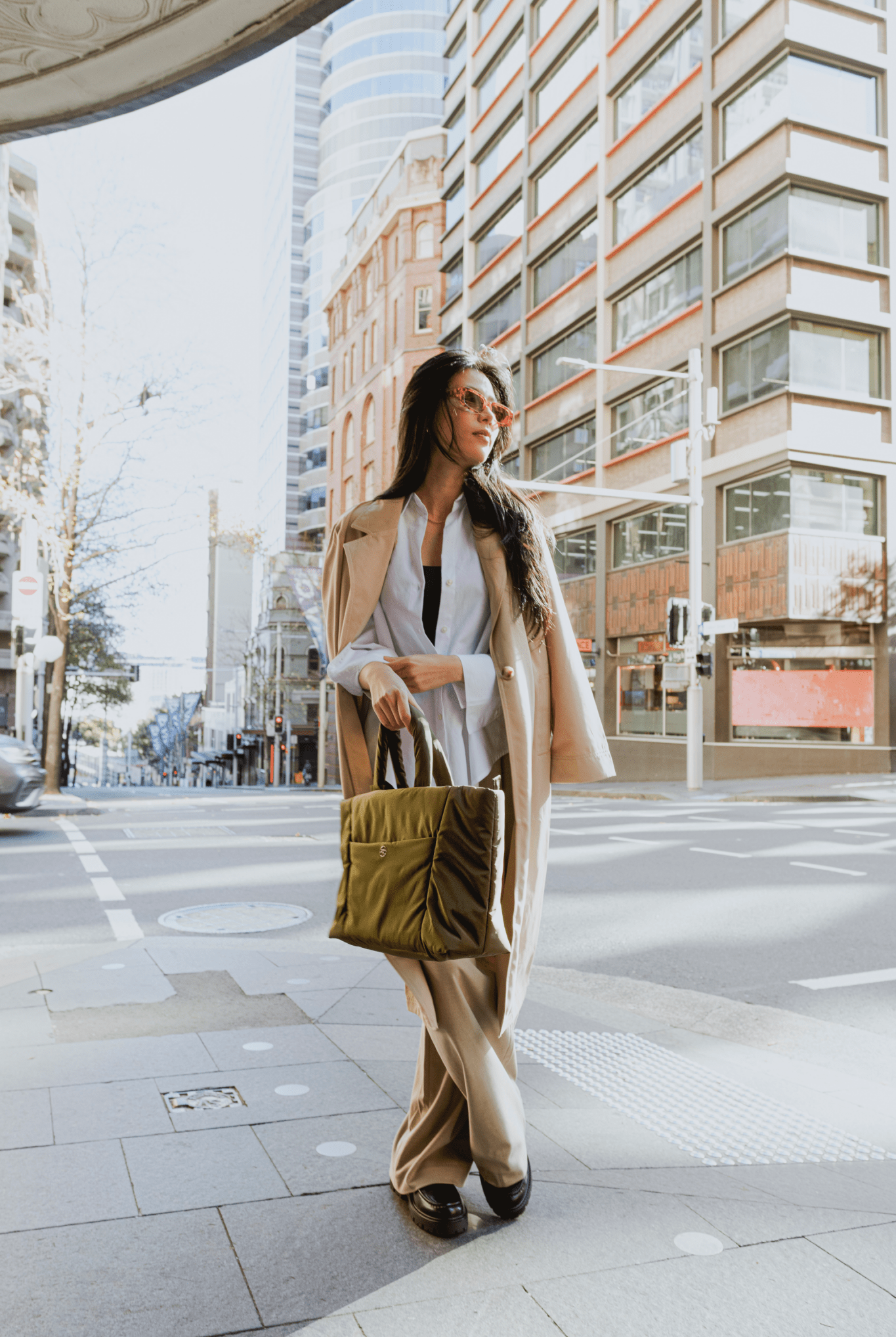 Perfectly Imperfect - Tobi Puffer Tote Bag - Bag - Renkon - Renkon - Olive Green -