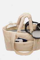 Tobi Puffer Tote Bag - Bag - Renkon - Renkon - Enoki Beige -