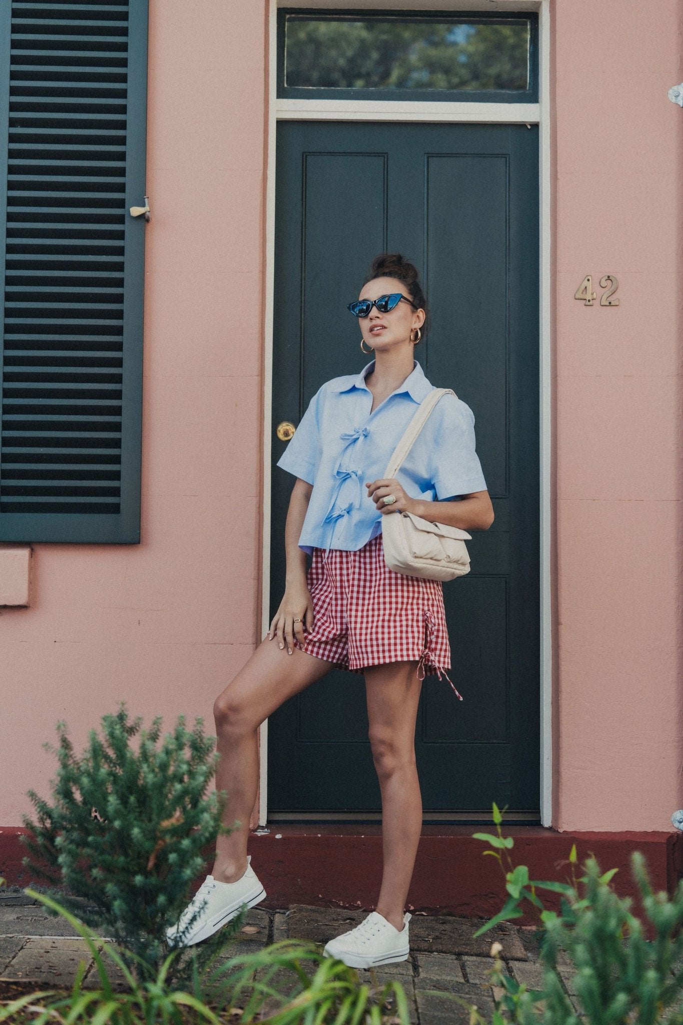 Kai Puffer Cargo Crossbody Bag - Bag - Renkon - Renkon - Enoki Beige -