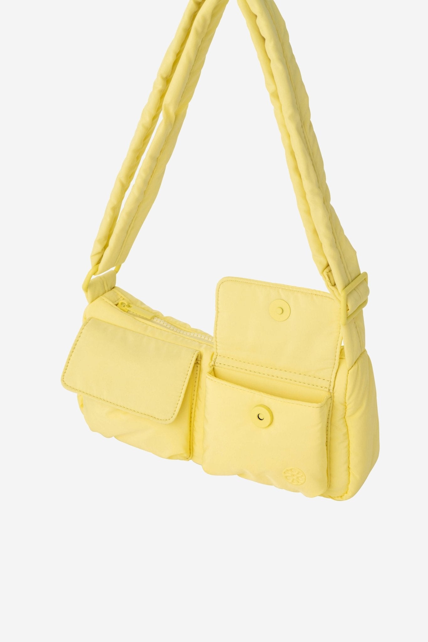 Kai Puffer Cargo Crossbody Bag - Bag - Renkon - Renkon - Limoncello Yellow - Side