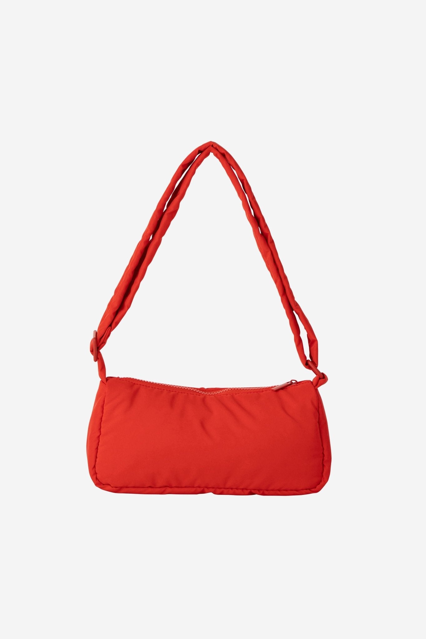 Kai Puffer Cargo Crossbody Bag - Bag - Renkon - Renkon - Scarlet Red - Back