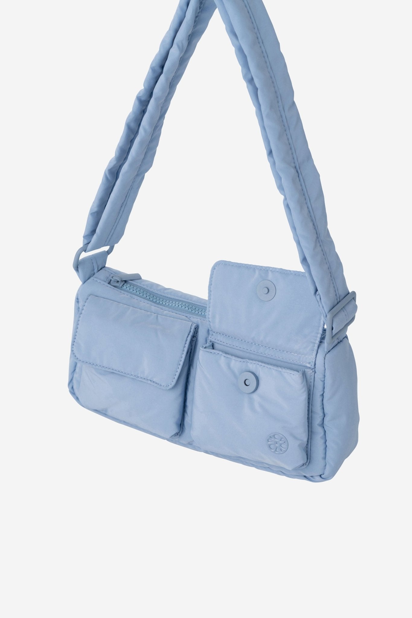Kai Puffer Cargo Crossbody Bag - Bag - Renkon - Renkon - Sky Blue - Side