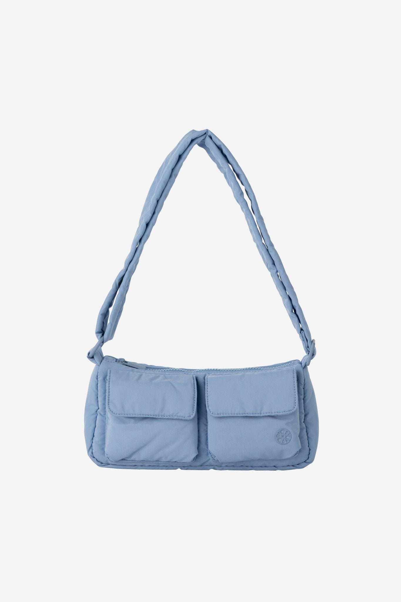 Kai Puffer Cargo Crossbody Bag - Bag - Renkon - Renkon - Sky Blue - Front