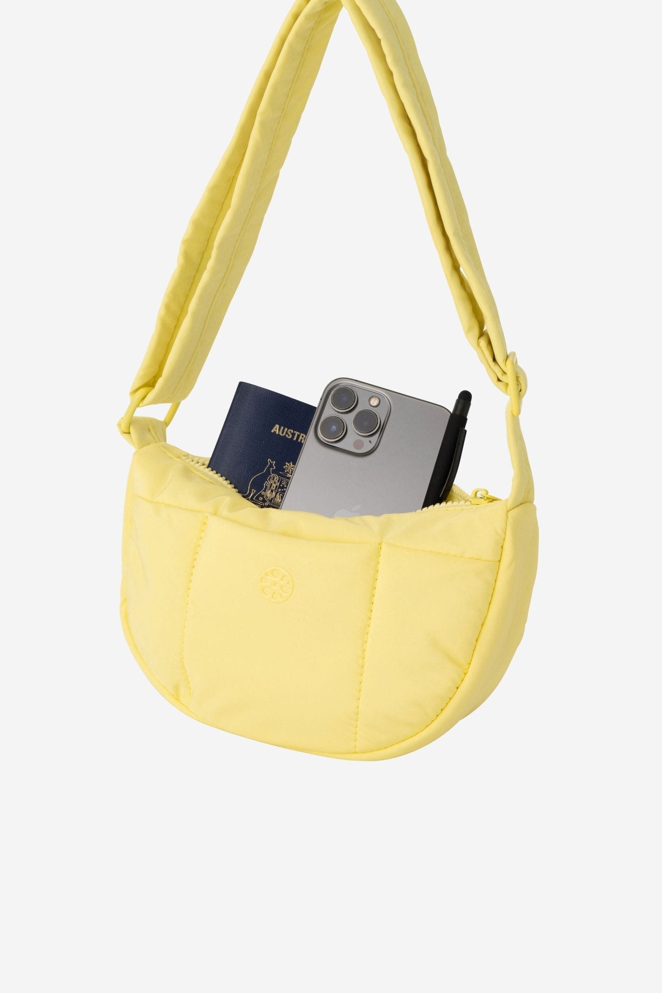 Kumo Puffer Crossbody Bag - Bag - Renkon - Renkon - Limoncello Yellow - 