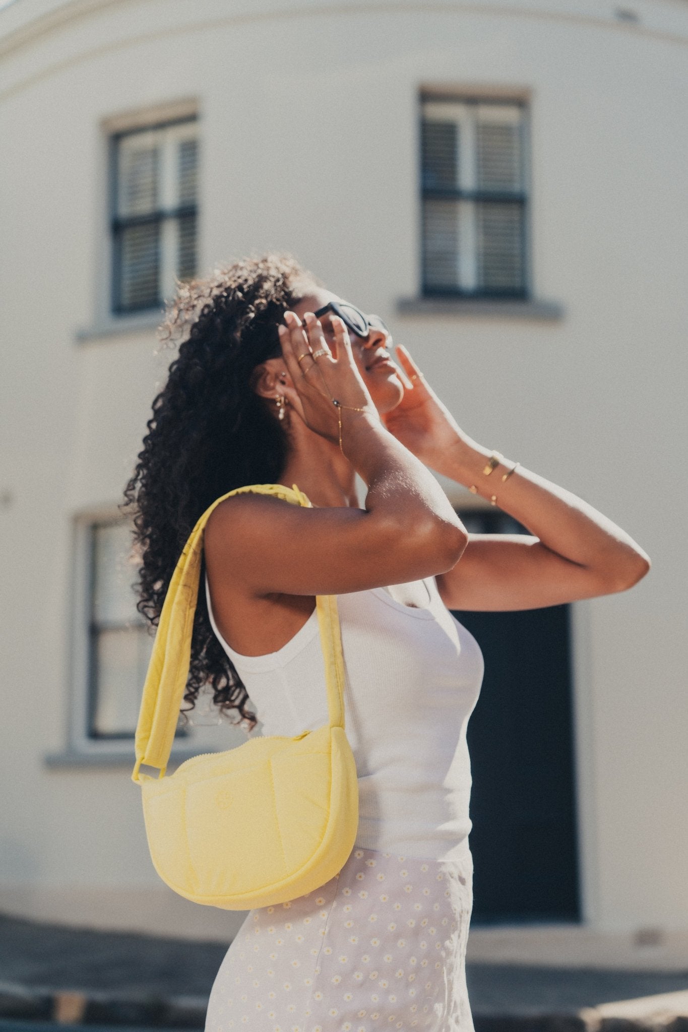 Kumo Puffer Crossbody Bag - Bag - Renkon - Renkon - Limoncello Yellow - 