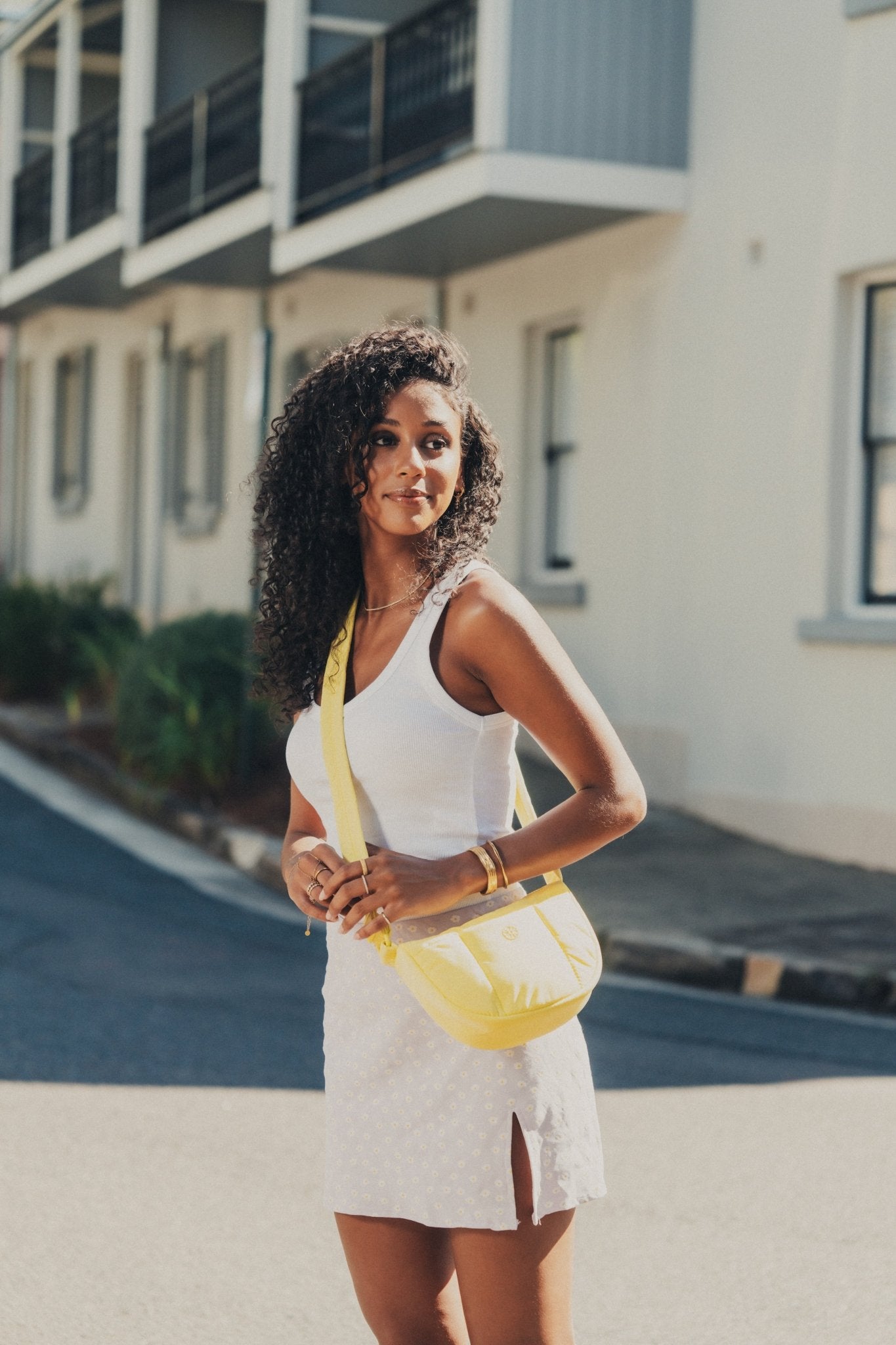 Kumo Puffer Crossbody Bag - Bag - Renkon - Renkon - Limoncello Yellow - 