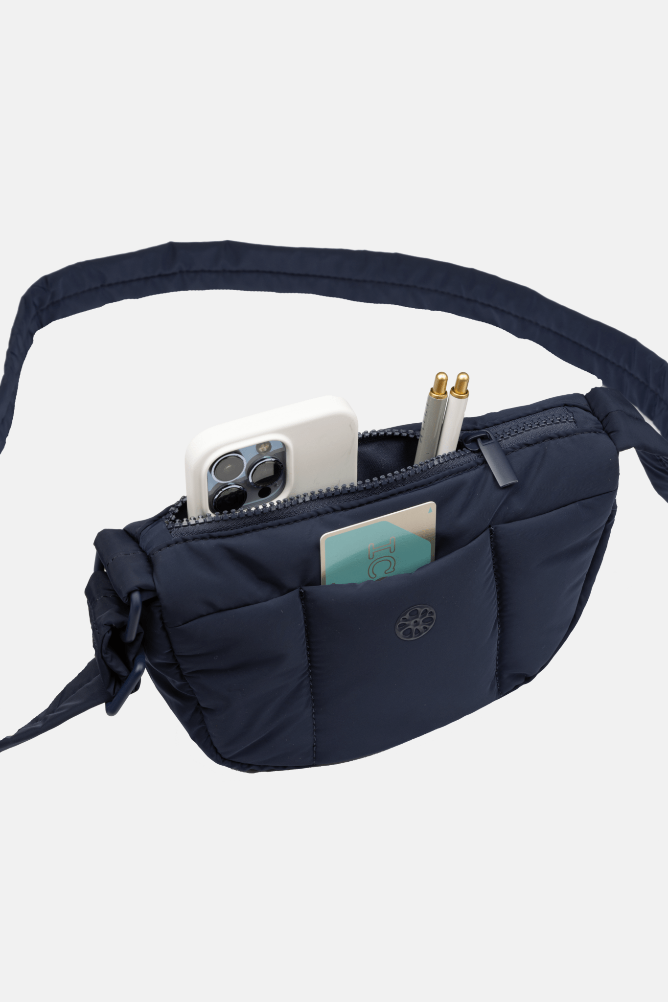 Perfectly Imperfect - Kumo Puffer Crossbody Bag - Bag - Renkon - Renkon - Navy Blue - 