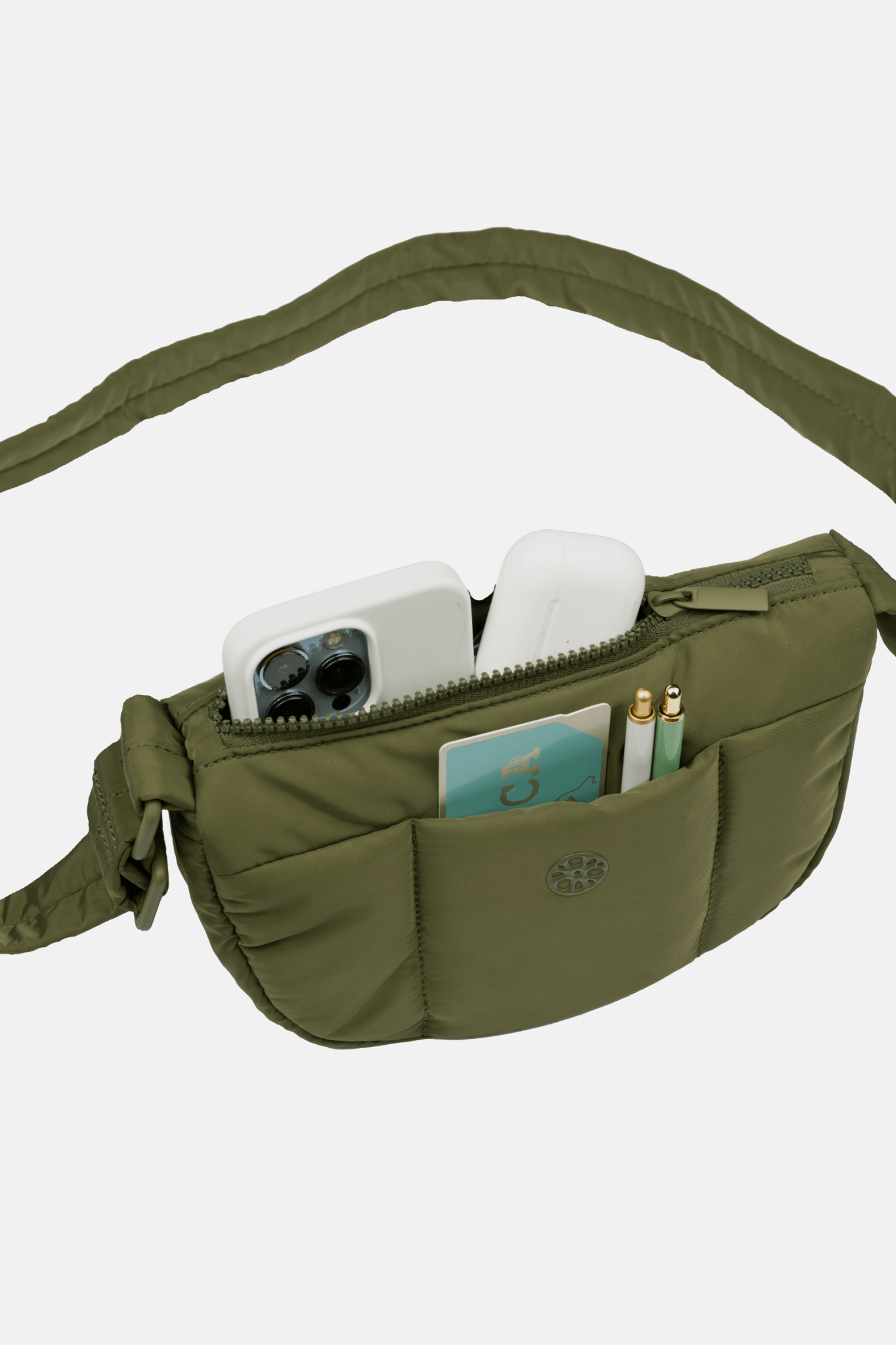 Perfectly Imperfect - Kumo Puffer Crossbody Bag - Bag - Renkon - Renkon - Olive Green - 