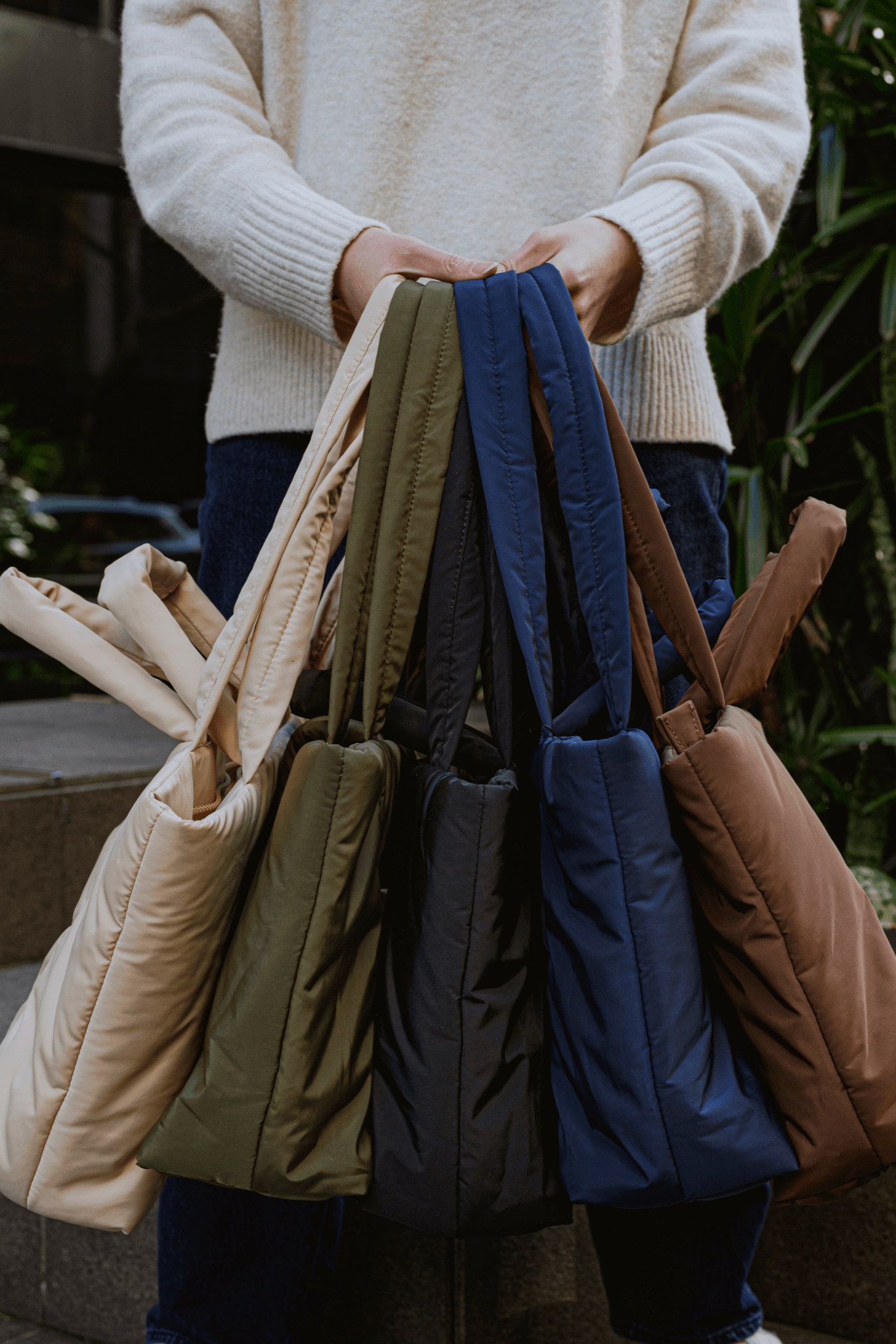 Perfectly Imperfect - Tobi Puffer Tote Bag - Bag - Renkon - Renkon - Cocoa Brown - 