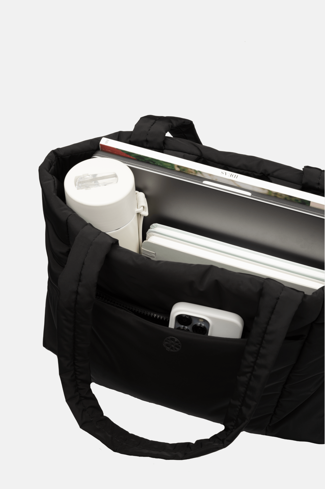 Perfectly Imperfect - Tobi Puffer Tote Bag - Bag - Renkon - Renkon - Midnight Black - 