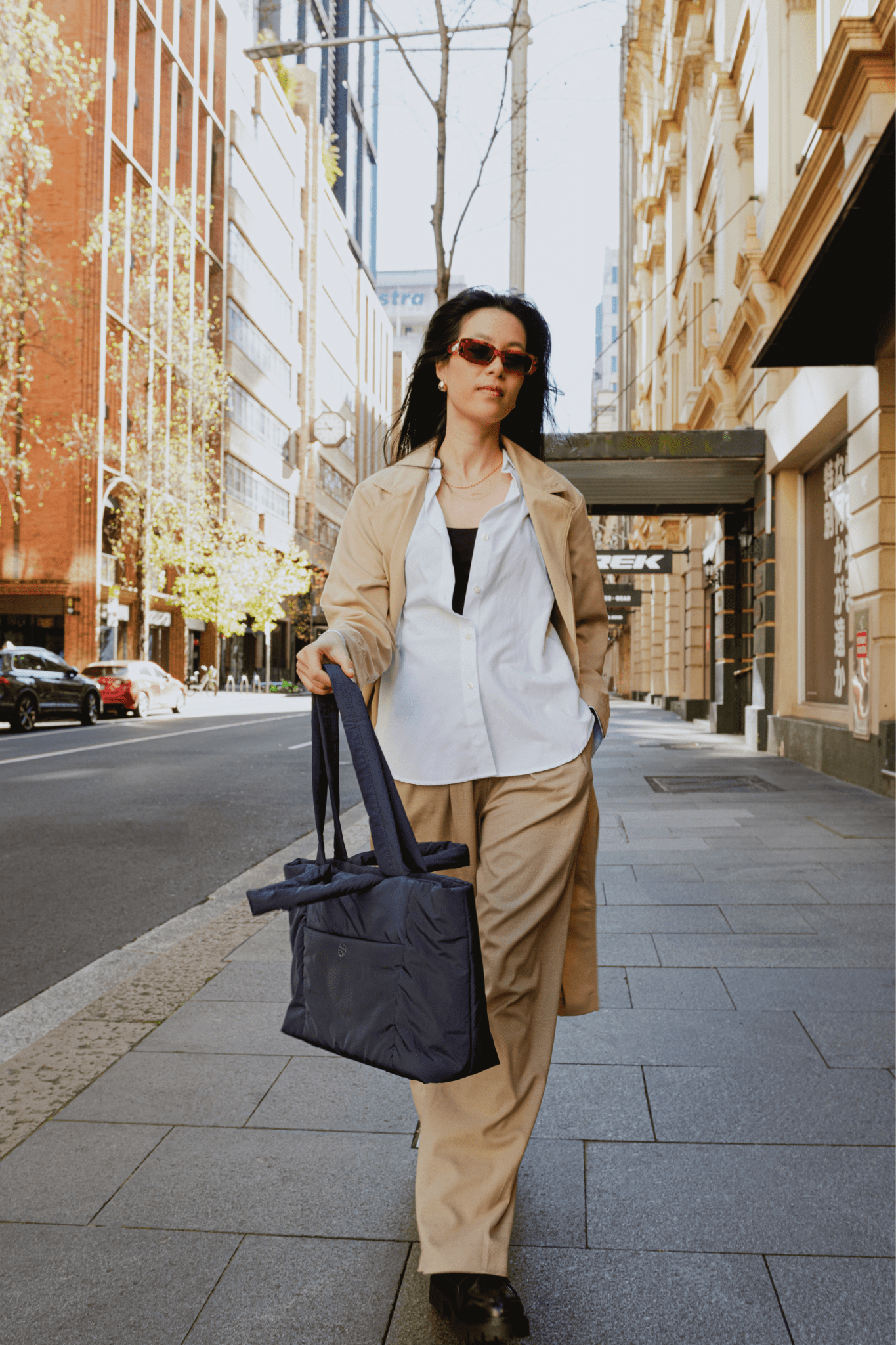 Perfectly Imperfect - Tobi Puffer Tote Bag - Bag - Renkon - Renkon - Navy Blue - 