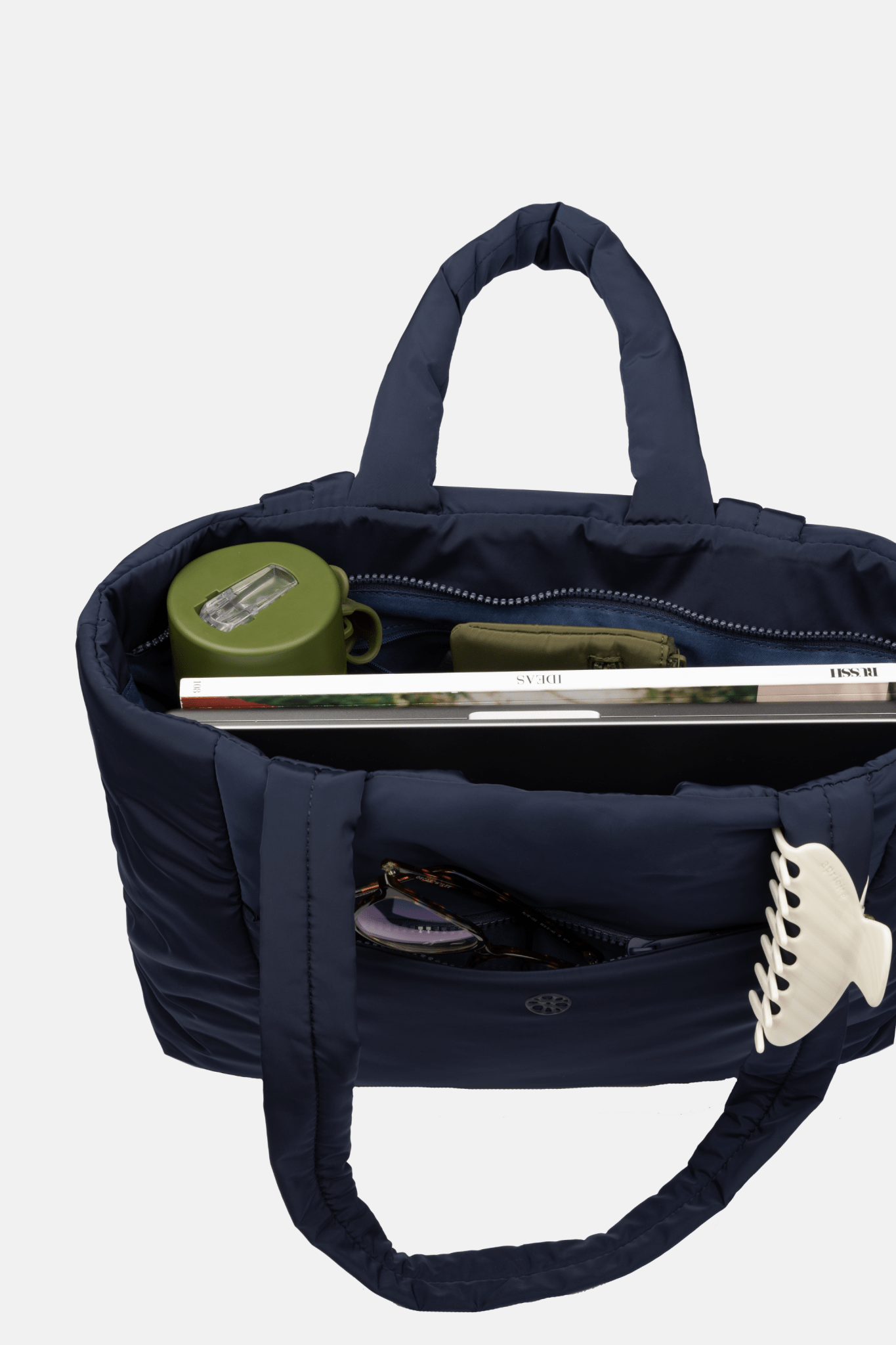 Perfectly Imperfect - Tobi Puffer Tote Bag - Bag - Renkon - Renkon - Navy Blue - 