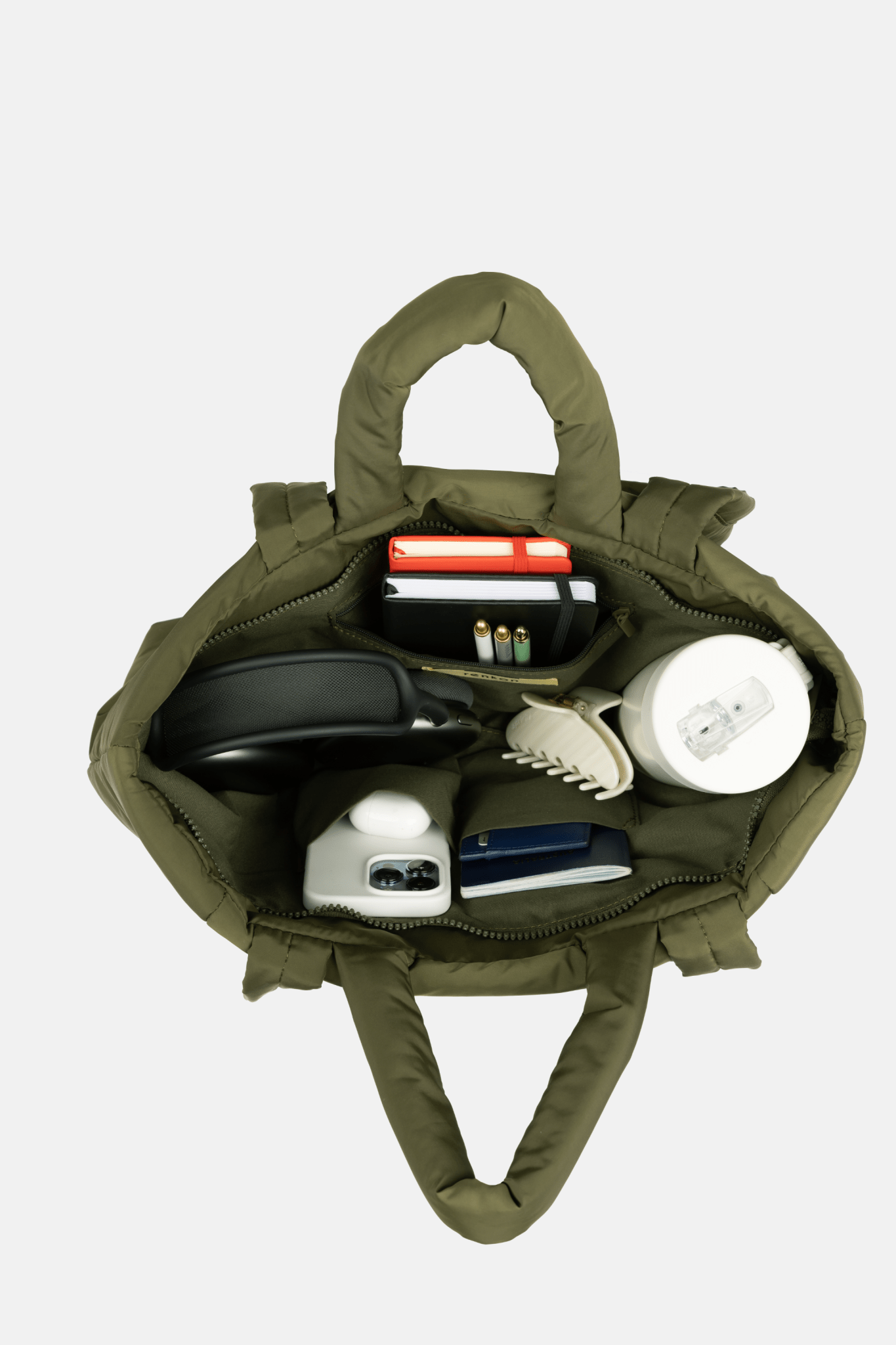 Perfectly Imperfect - Tobi Puffer Tote Bag - Bag - Renkon - Renkon - Olive Green - 