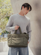 Tobi Puffer Tote Bag - Bag - Renkon - Renkon - Olive Green - 
