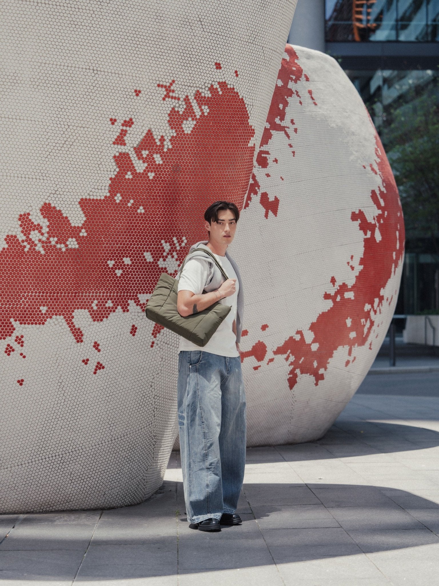 Tobi Puffer Tote Bag - Bag - Renkon - Renkon - Olive Green - 